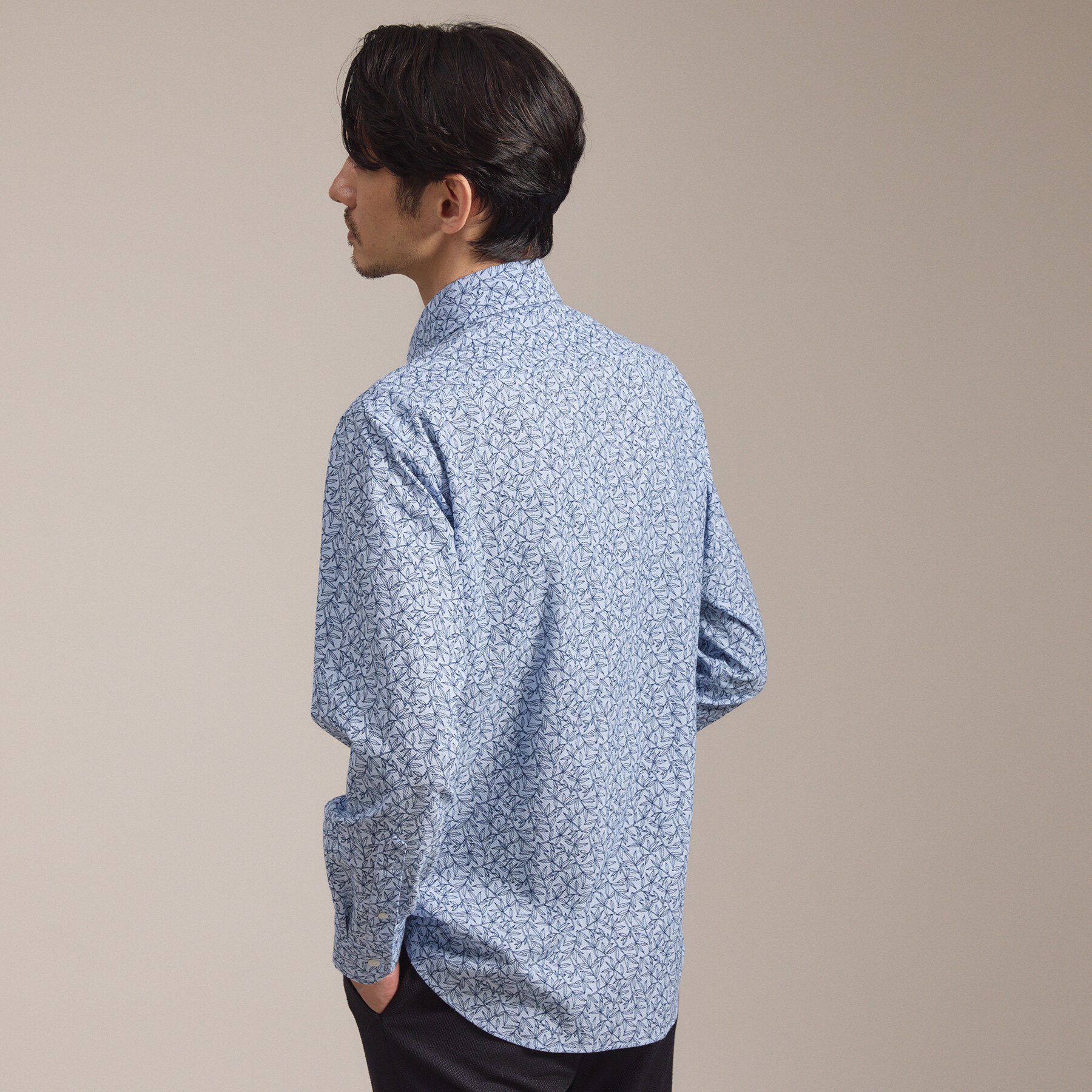 TAKEO KIKUCHI「アルビニリーフプリントジャージ」|シャツ・ブラウス|