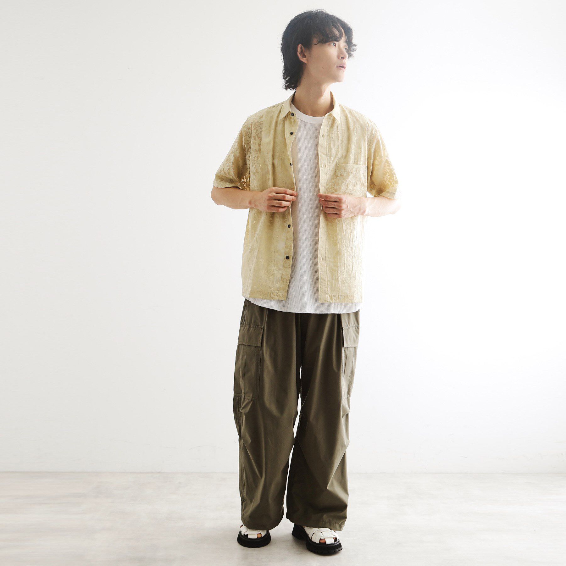 tk.TAKEO KIKUCHI「オパールプリントシャツ」|シャツ・ブラウス|