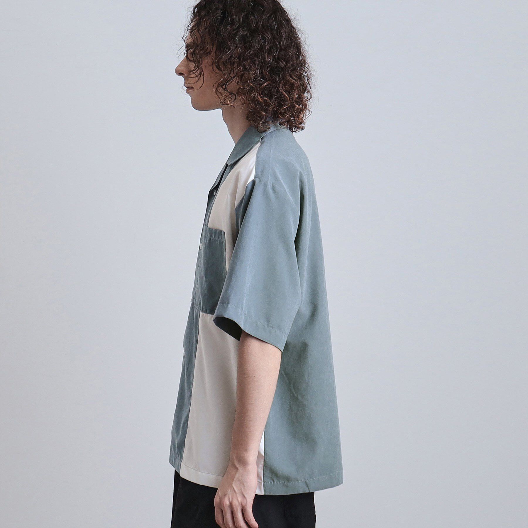 tk.TAKEO KIKUCHI「フィブリル切替シャツ」|シャツ・ブラウス|