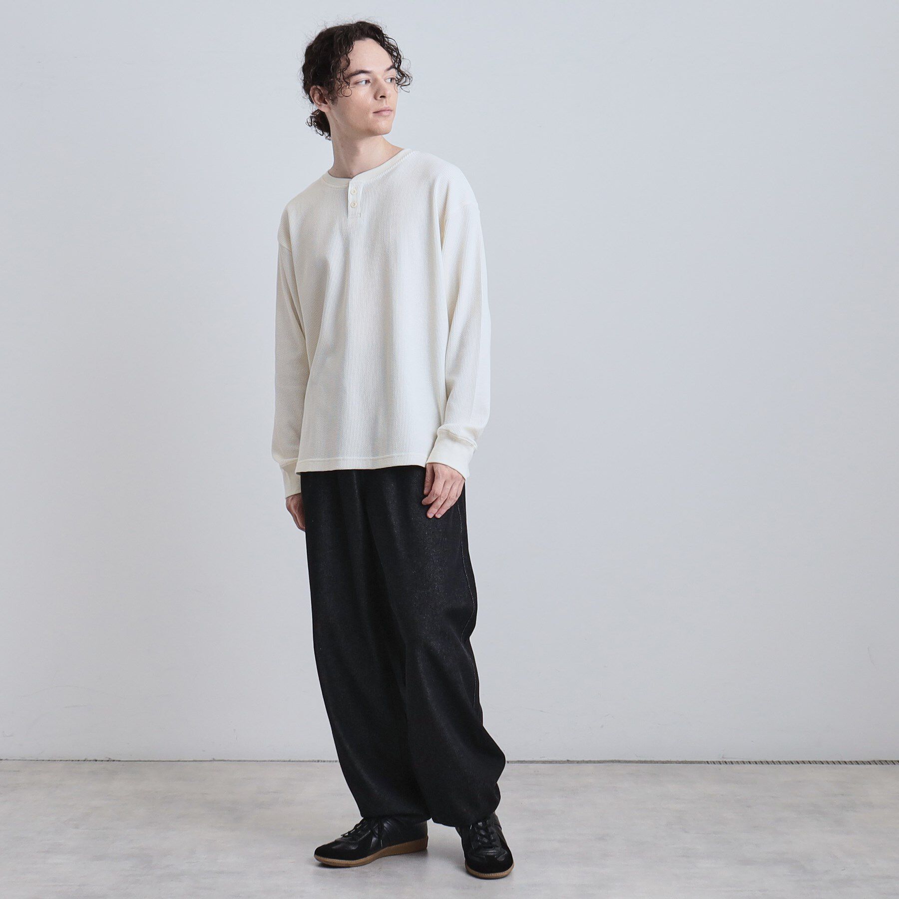 tk.TAKEO KIKUCHI「ワッフルヘンリーカットソー」|Tシャツ・カットソー|