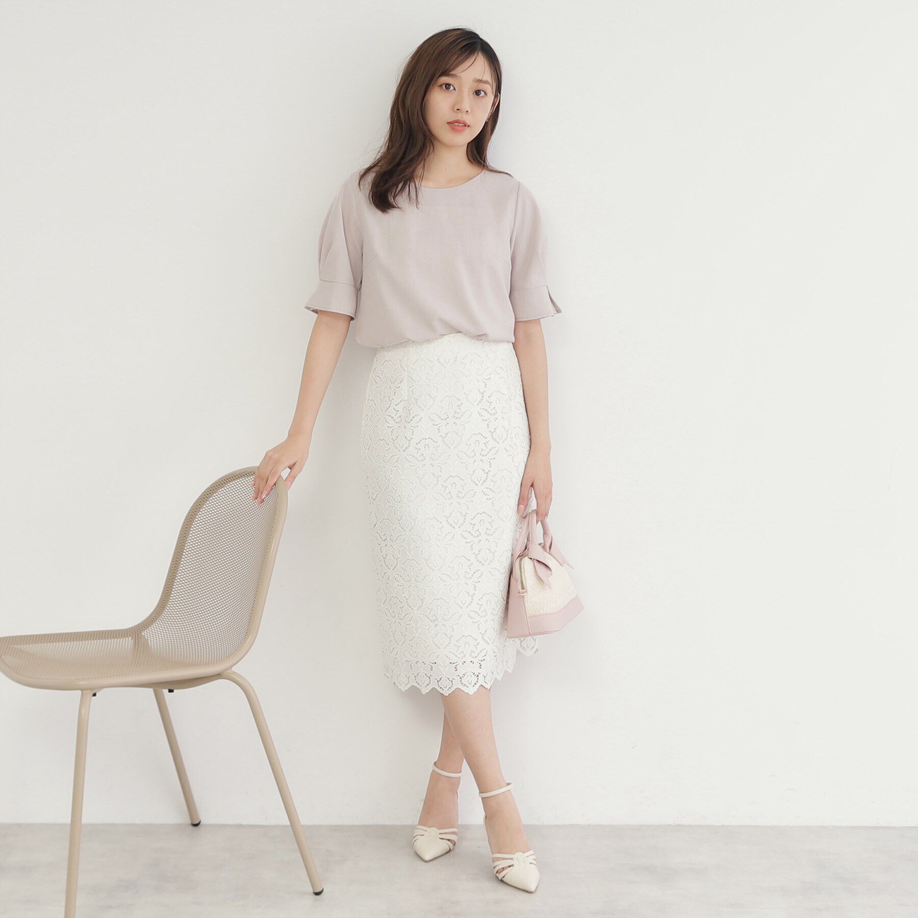 index「《新色追加》タックスリーブブラウス【洗濯機洗い可/吸水速乾/防シワ/抗ピル】」|シャツ・ブラウス|