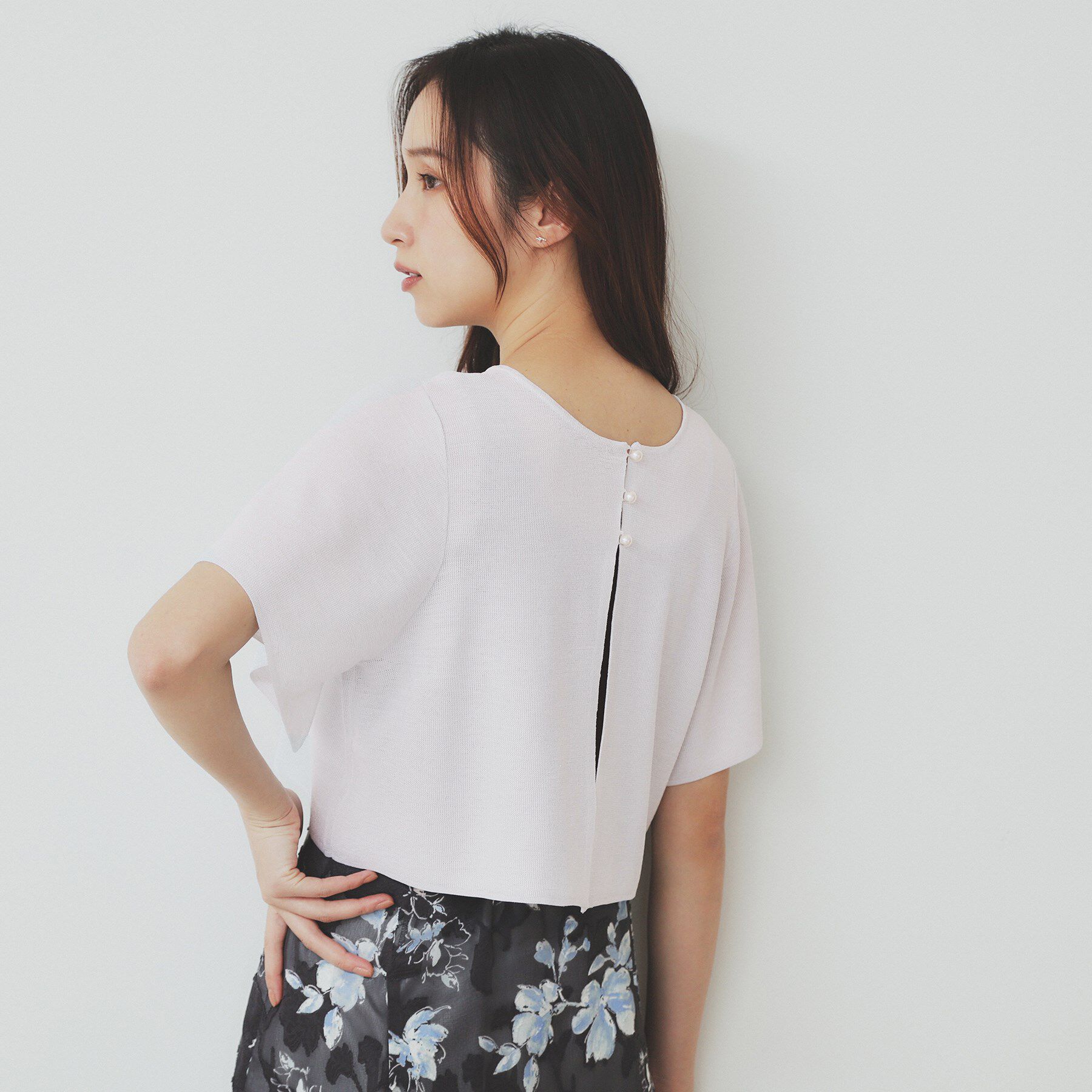 index「シャイニーショートボレロ/前後2WAY【洗濯機洗い可/抗ピル】」|カーディガン|