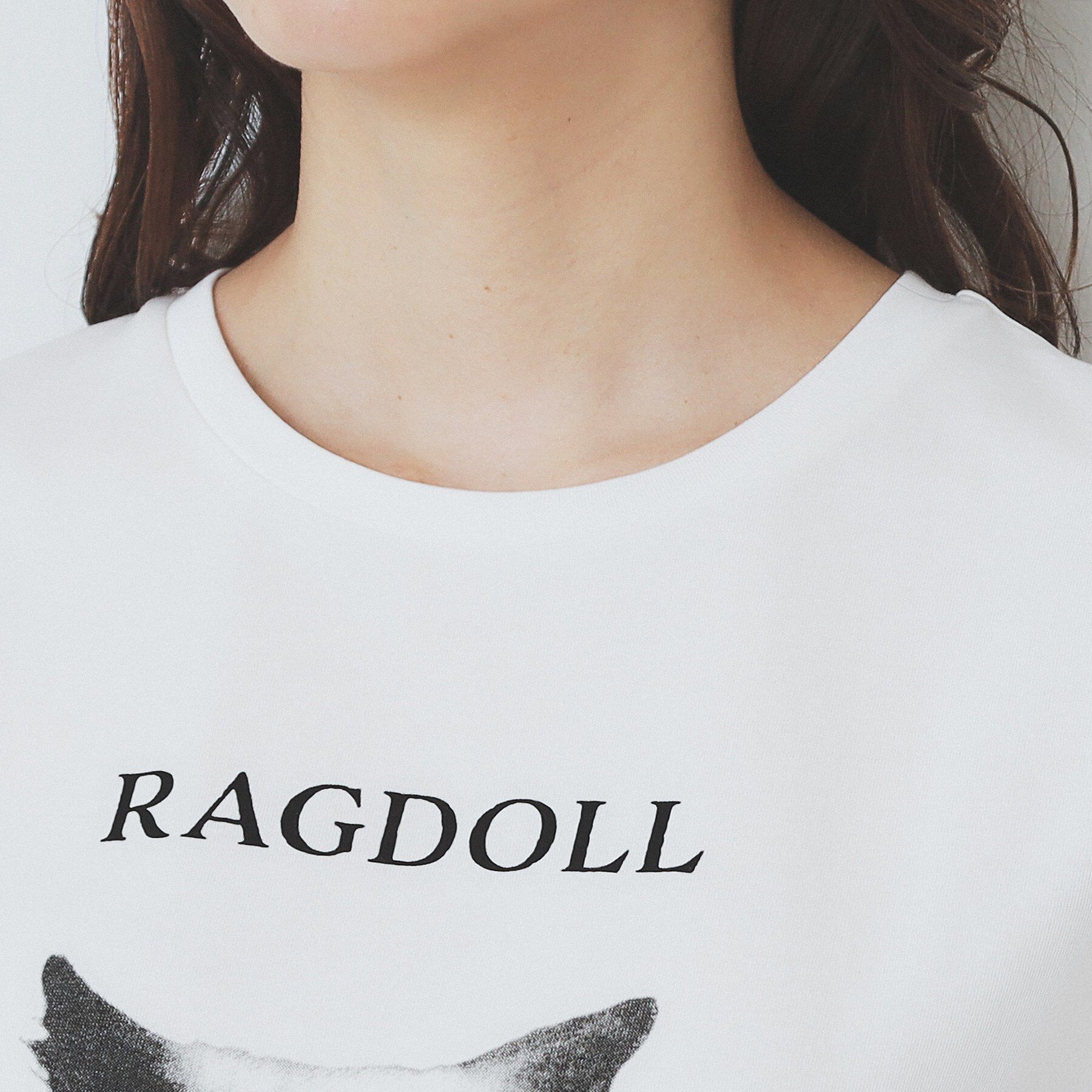 index「ねこプリントTシャツ【洗濯機洗い可】」|Tシャツ・カットソー|