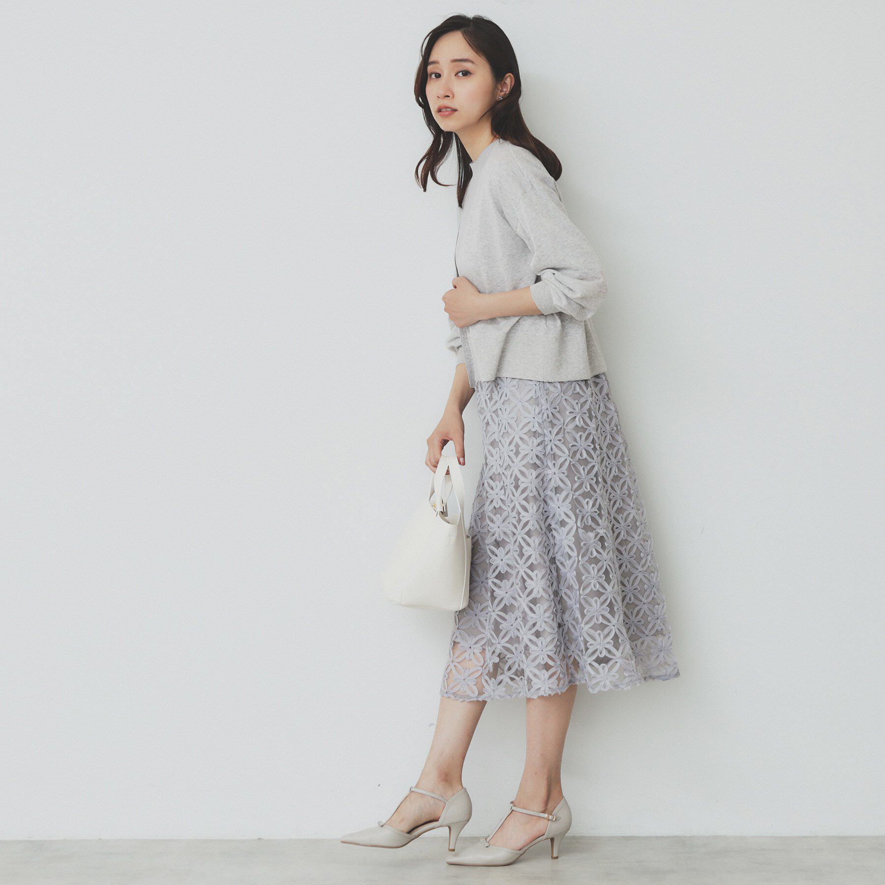 index「《5色展開》コンパクトショートカーディガン【洗濯機洗い可】」|カーディガン|