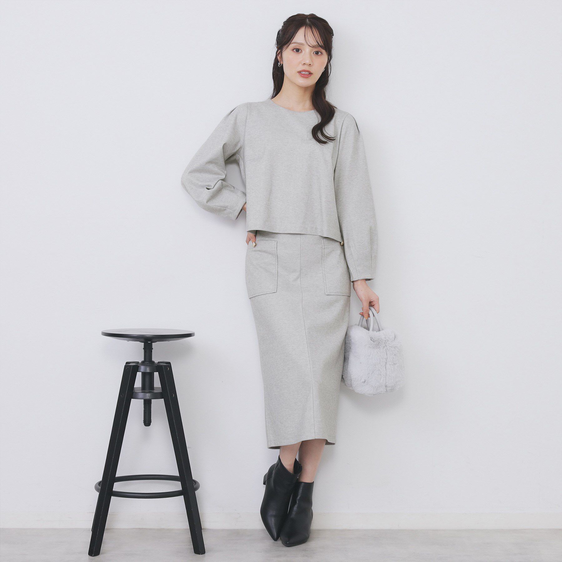 index「ストレッチナロータイトスカート【洗濯機OK/抗ピル】」|スカート|