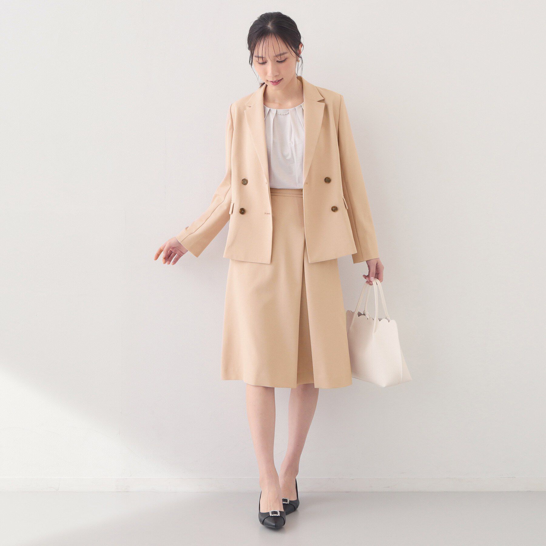 index「セットアップ対応 ダブルブレストジャケット【ウォッシャブル・接触冷感・吸水速乾・防シワ・ストレッチ】」|テーラードジャケット|