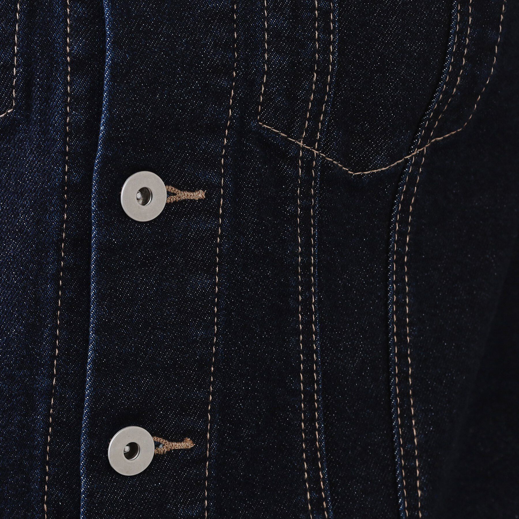 OPAQUE.CLIP「ストレッチデニムジャケット【洗濯機洗い可】」|デニムジャケット|