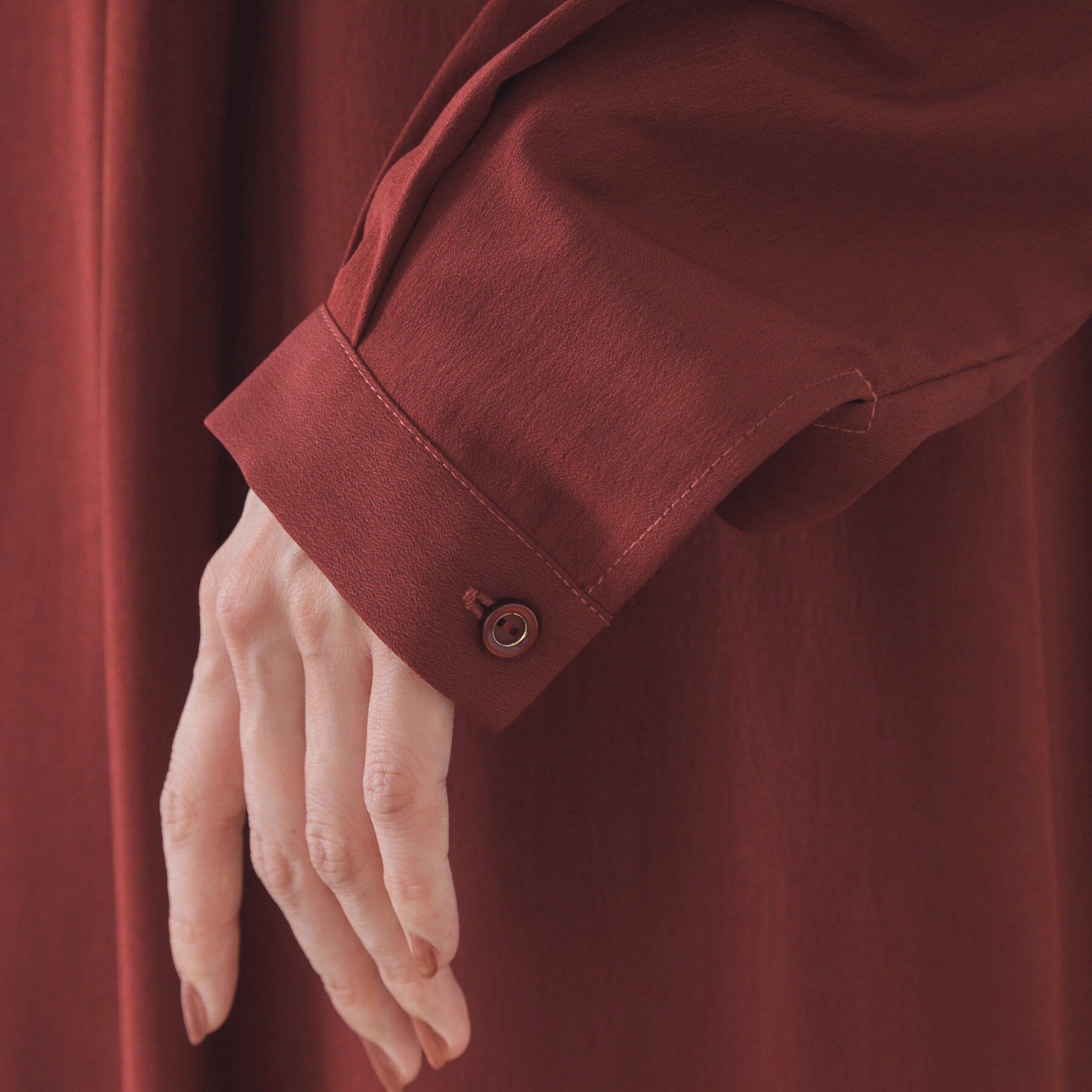 OPAQUE.CLIP「バックプリーツワンピース【洗濯機OK】」|ワンピース|