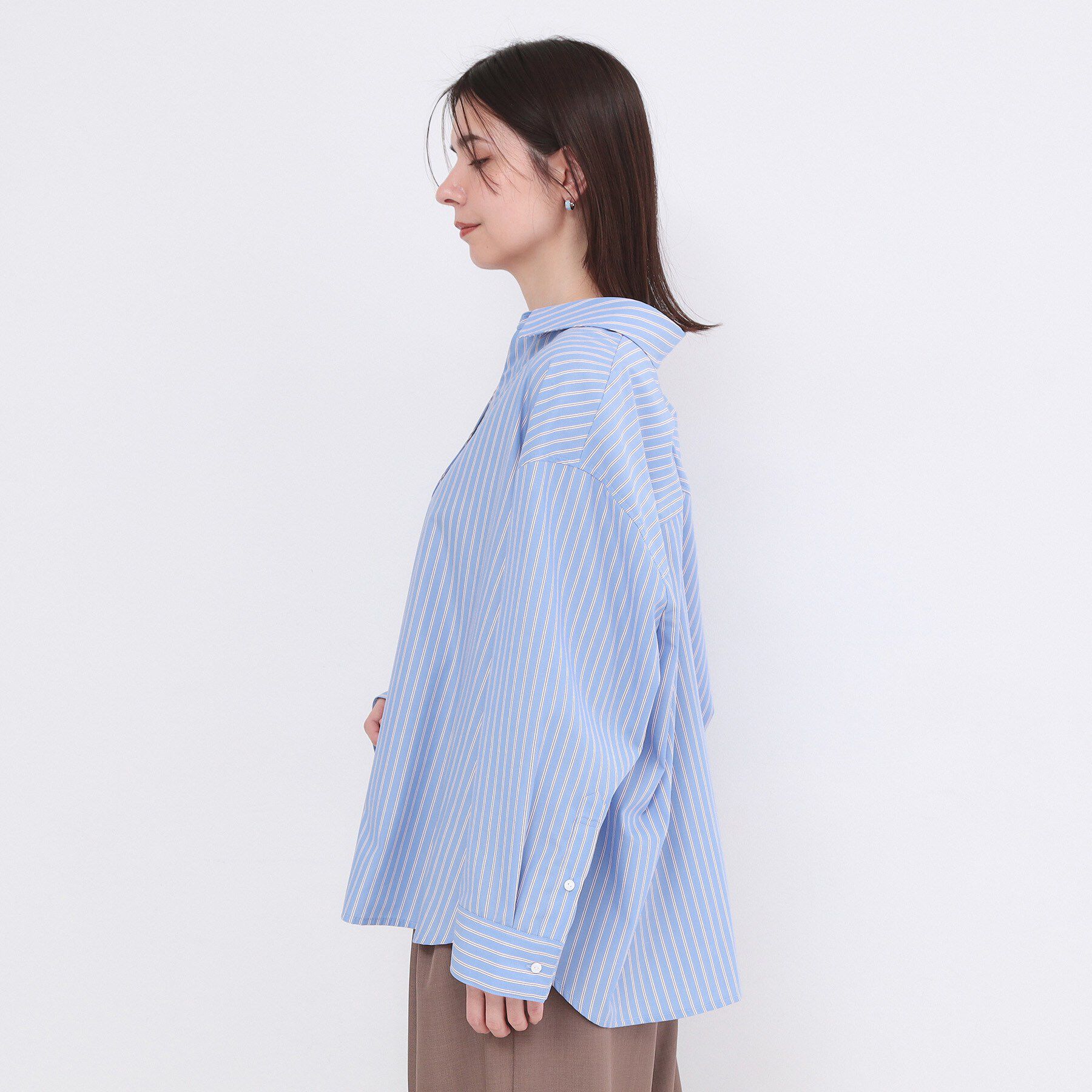 OPAQUE.CLIP「バックシャンスキッパーシャツ【洗濯機OK】」|シャツ・ブラウス|