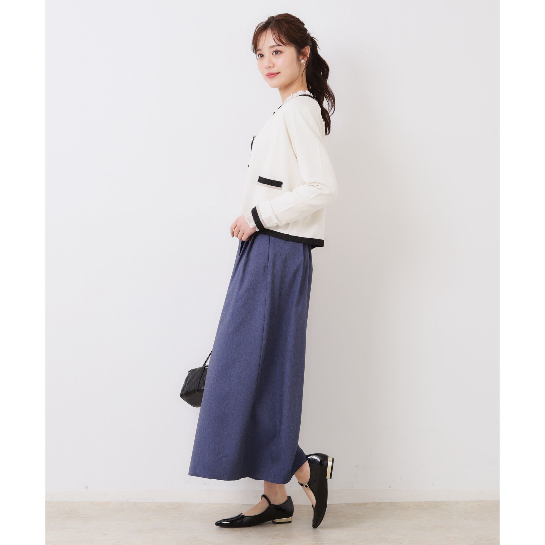 Couture broach「【きれいめ・大人カジュアル・通勤】デニムライクスカンツ」|その他|