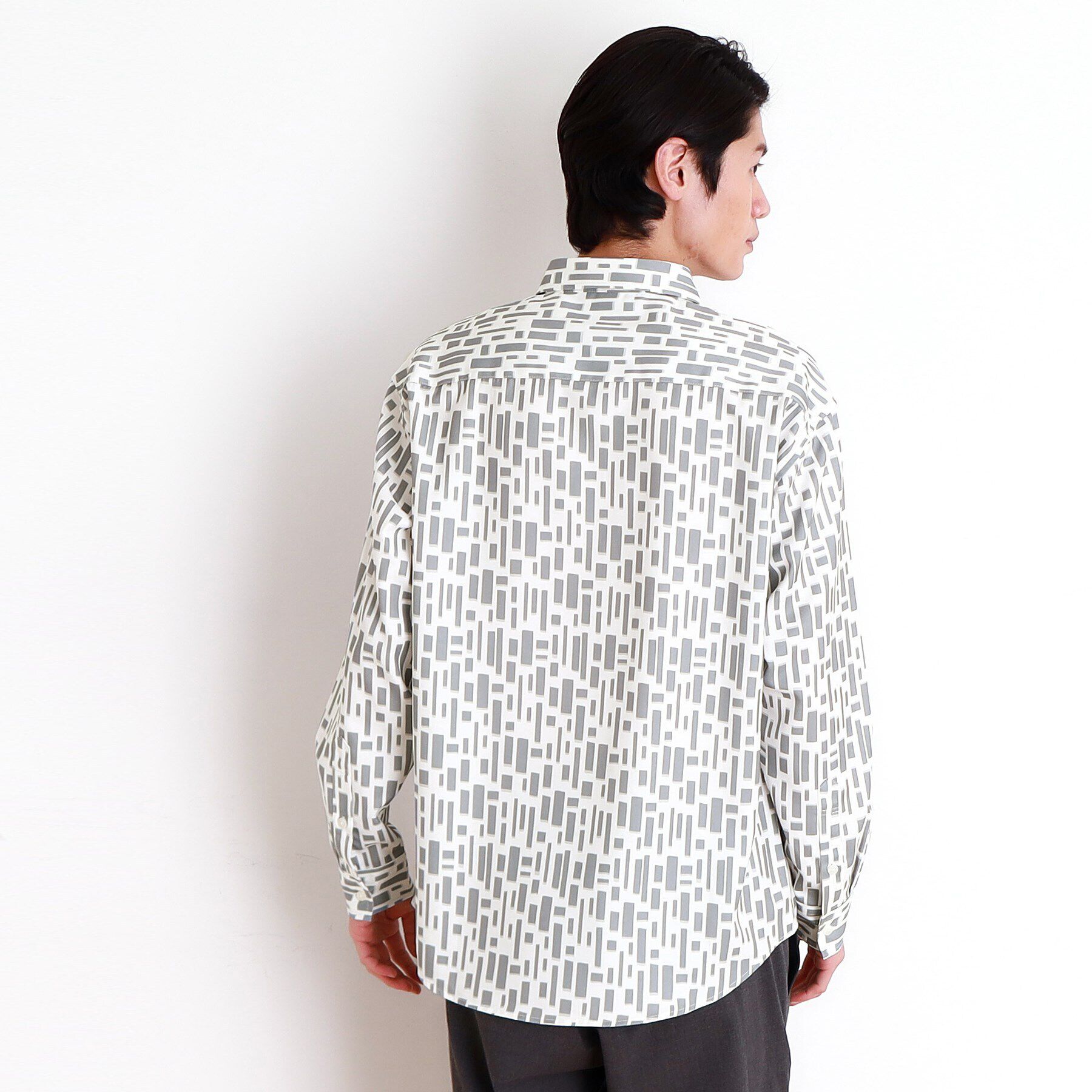 THE SHOP TK「ドライポリ長袖プリントシャツ」|シャツ・ブラウス|