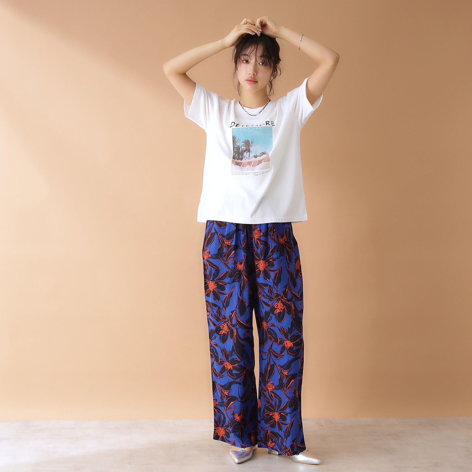 THE SHOP TK「ロゴアソートTシャツ【接触冷感/UVケア/洗濯機OK】」|Tシャツ・カットソー|