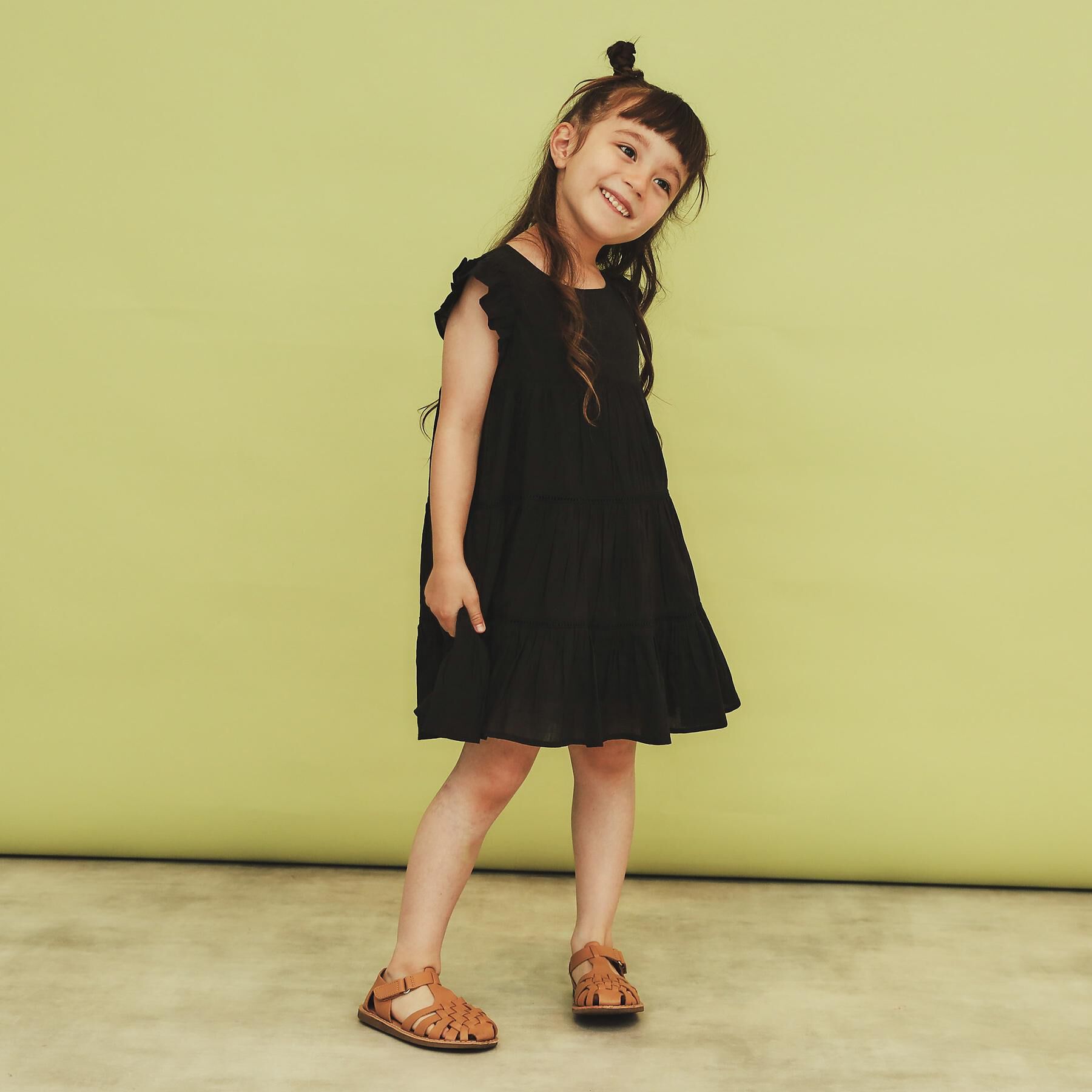 THE SHOP TK「【120－150】ティアードワンピース/洗える」|ワンピース|