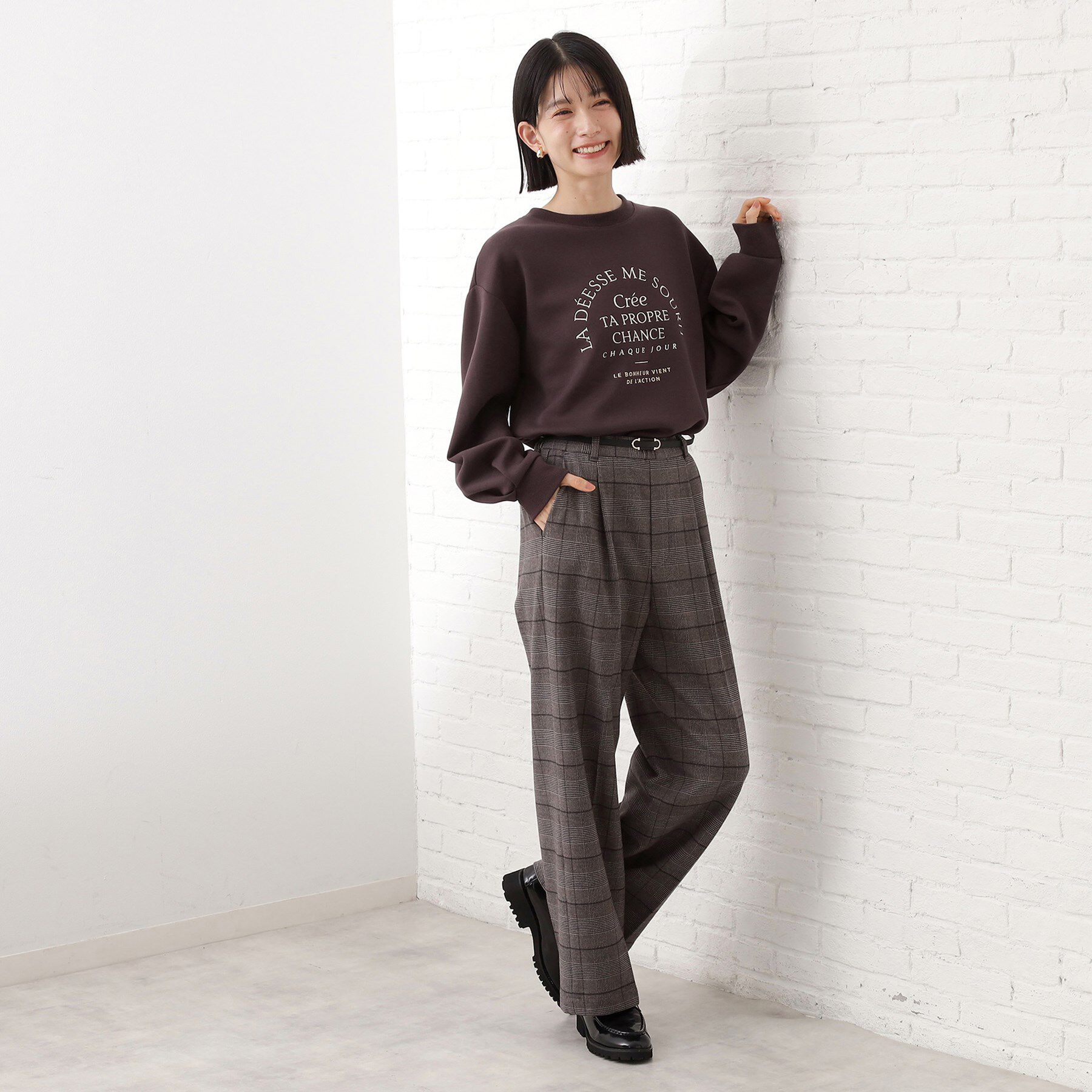 THE SHOP TK「ロゴアソートプルオーバー【洗濯機OK】」|Tシャツ・カットソー|