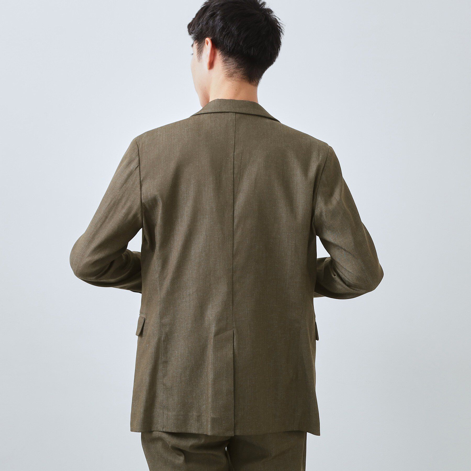 THE SHOP TK「ライトエバーデニム ジャケット 洗濯機OK/ストレッチ/セットアップ可」|デニムジャケット|