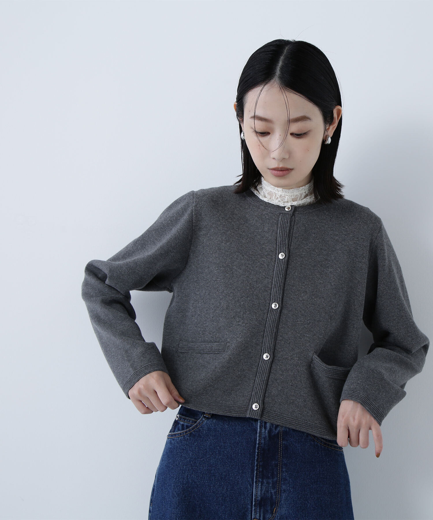  「シルクブレンドカーディガン」|ニット・セーター|