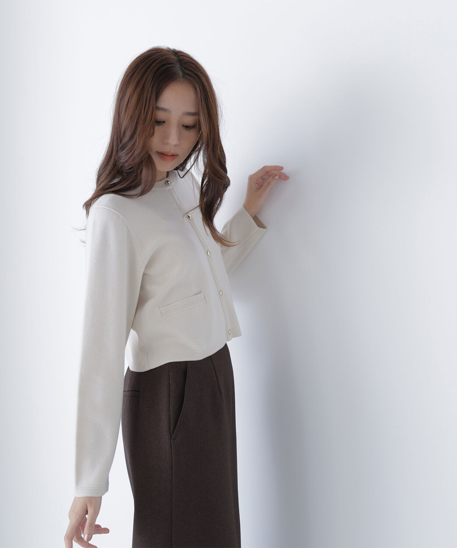  「シルクブレンドカーディガン」|ニット・セーター|