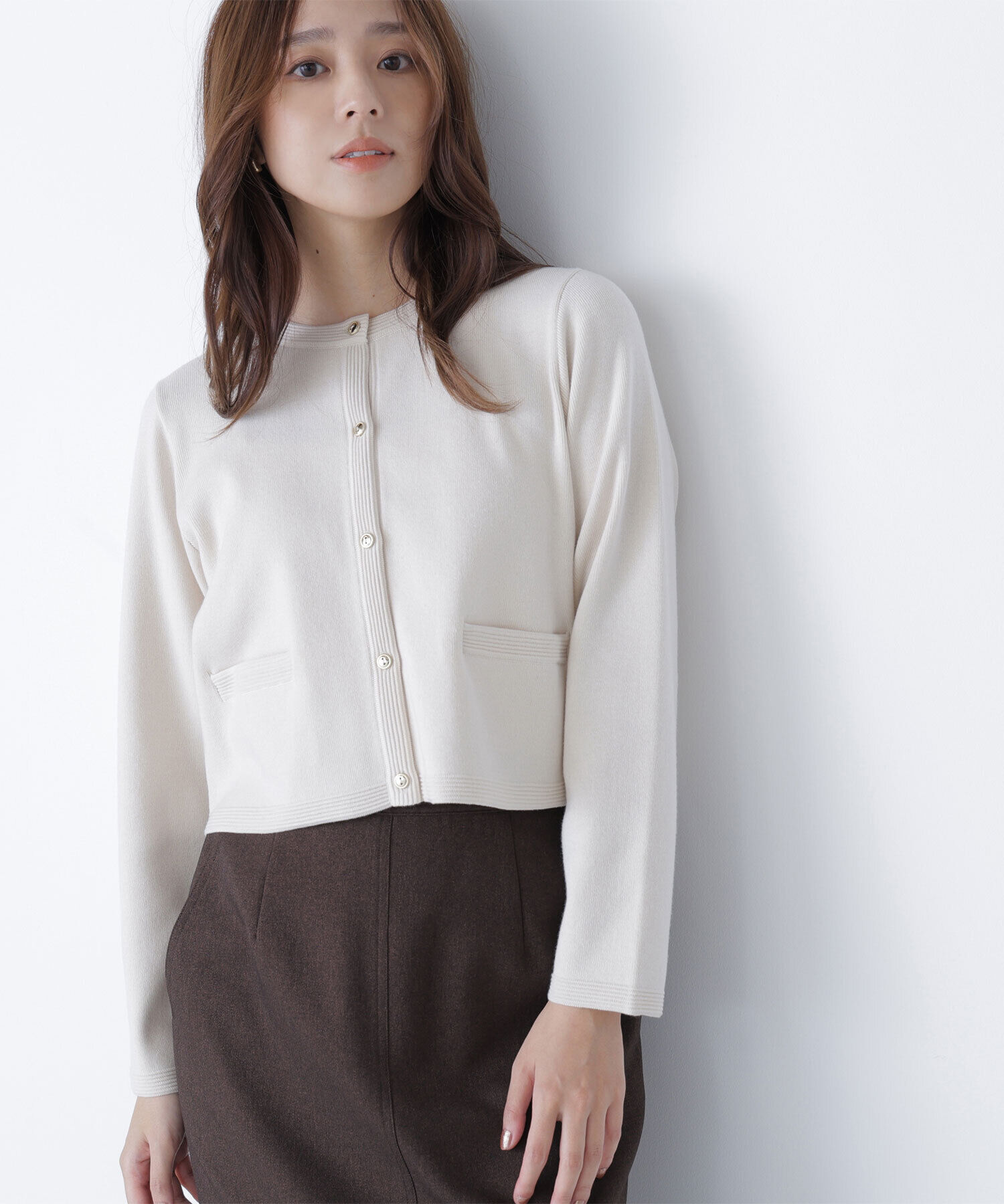  「シルクブレンドカーディガン」|ニット・セーター|