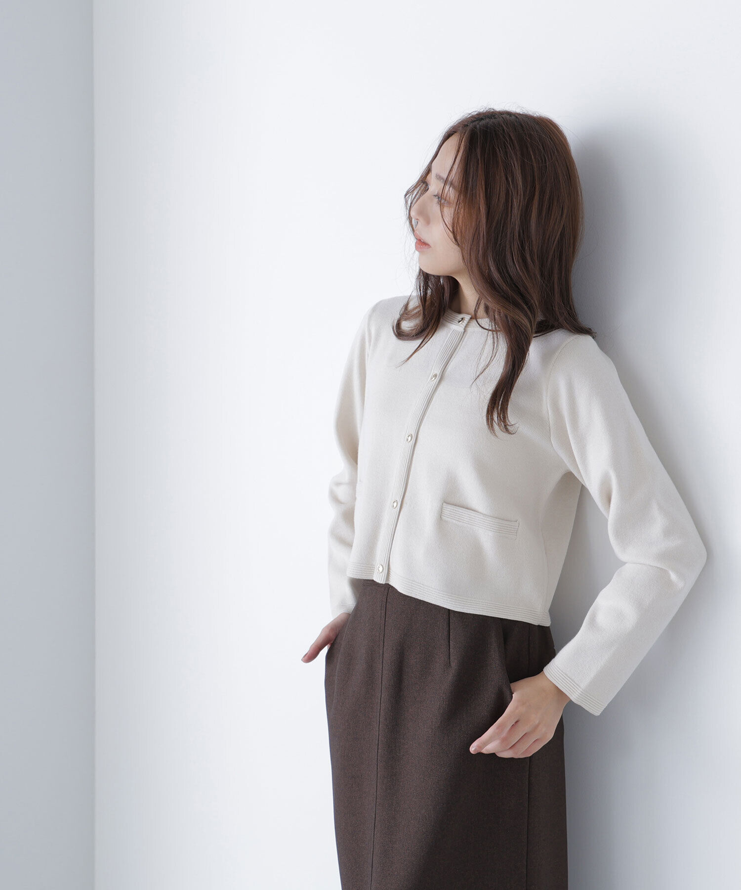  「シルクブレンドカーディガン」|ニット・セーター|