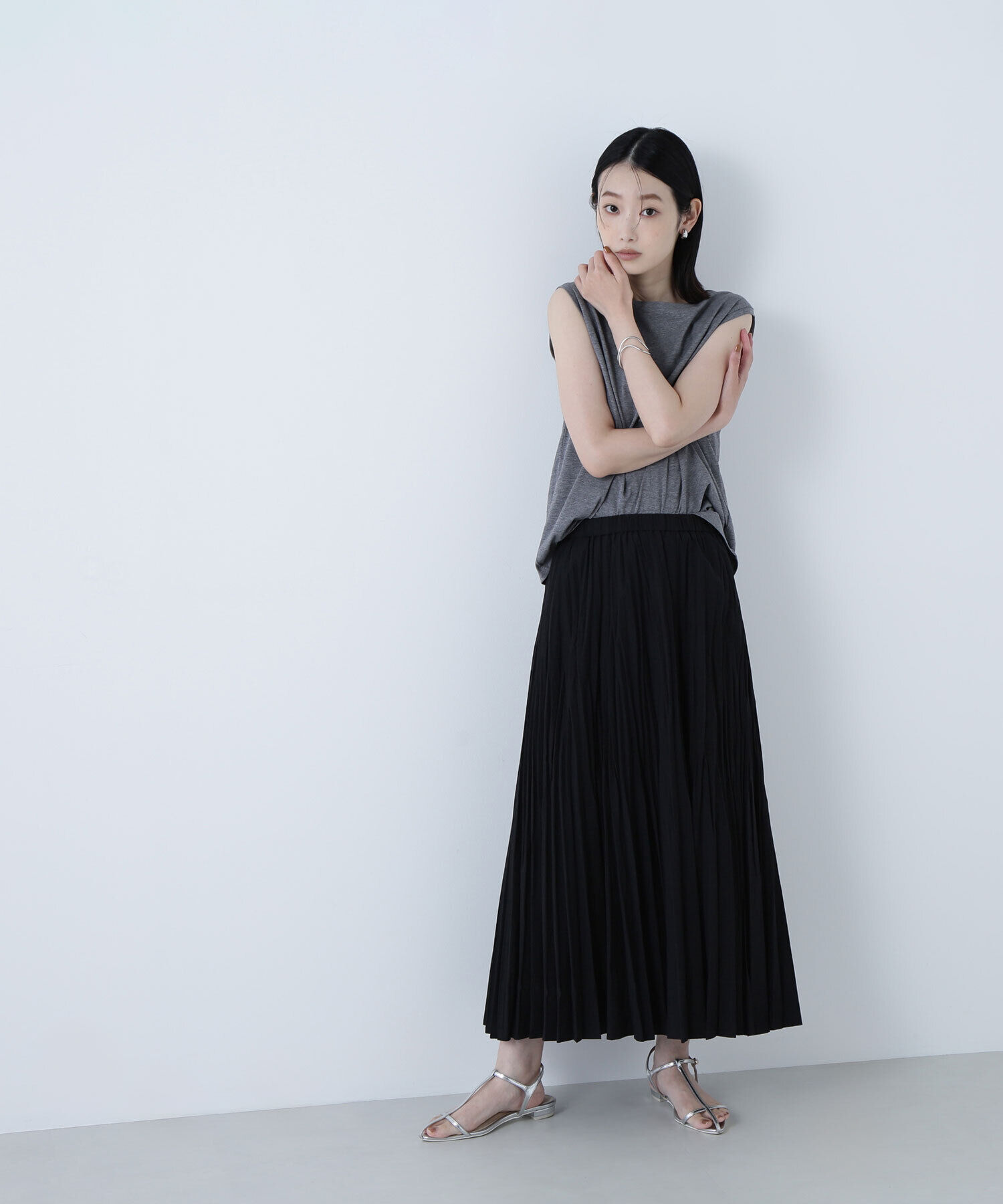  「ランダムプリーツスカート」|スカート|