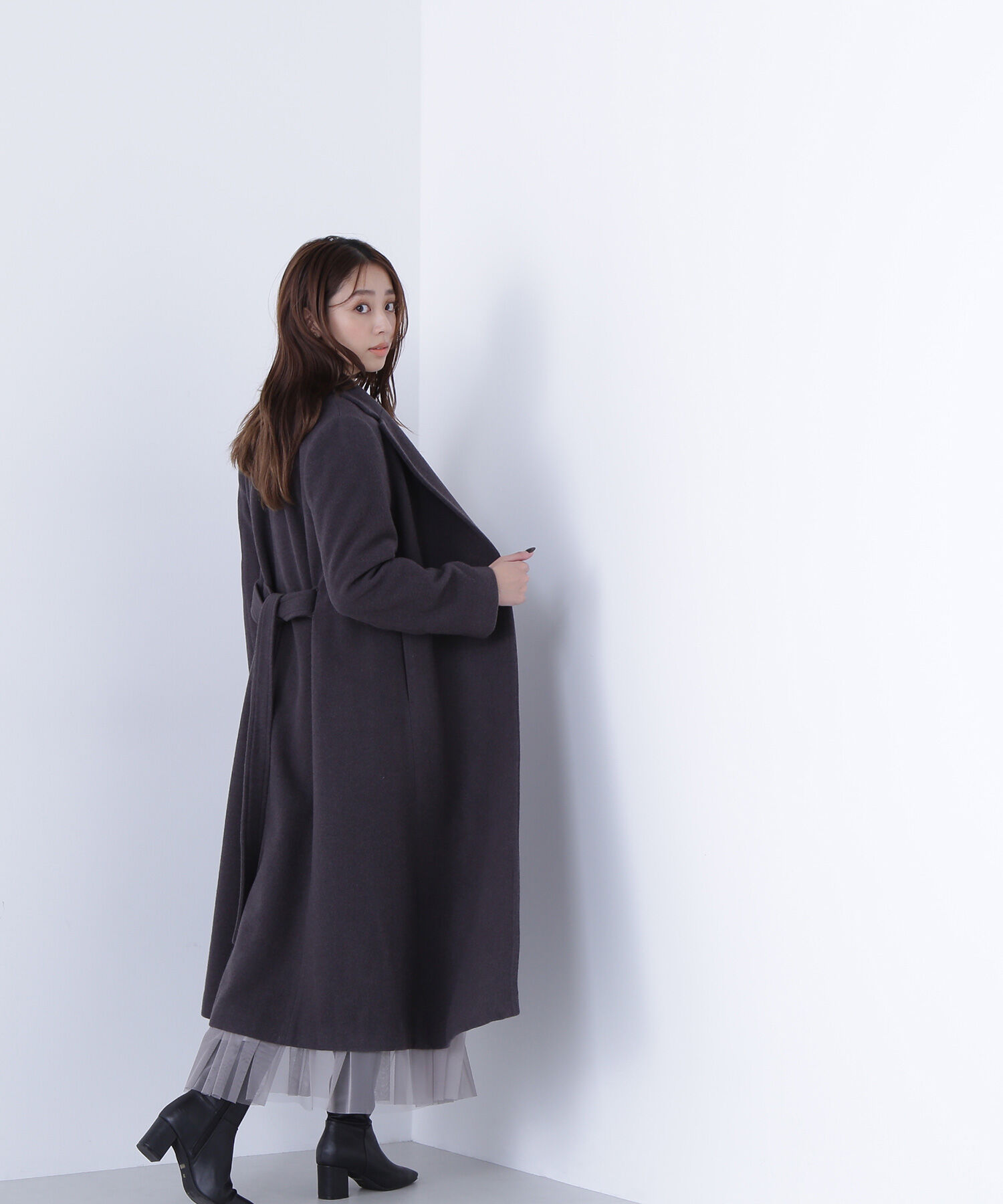  「テーラーベルテッドロングコート」|その他|