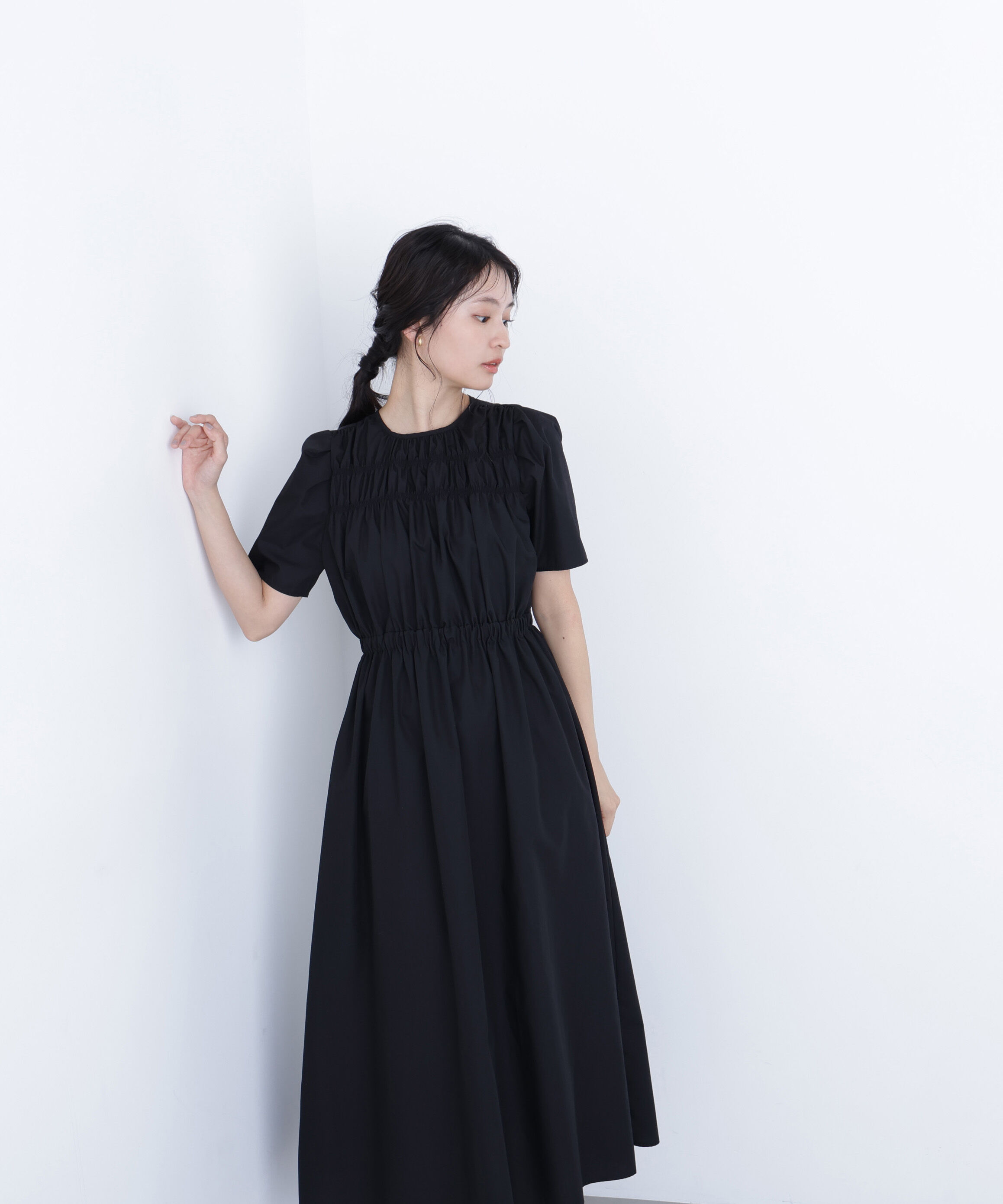  「〈N.〉ローンタックショルダーワンピース」|ワンピース|