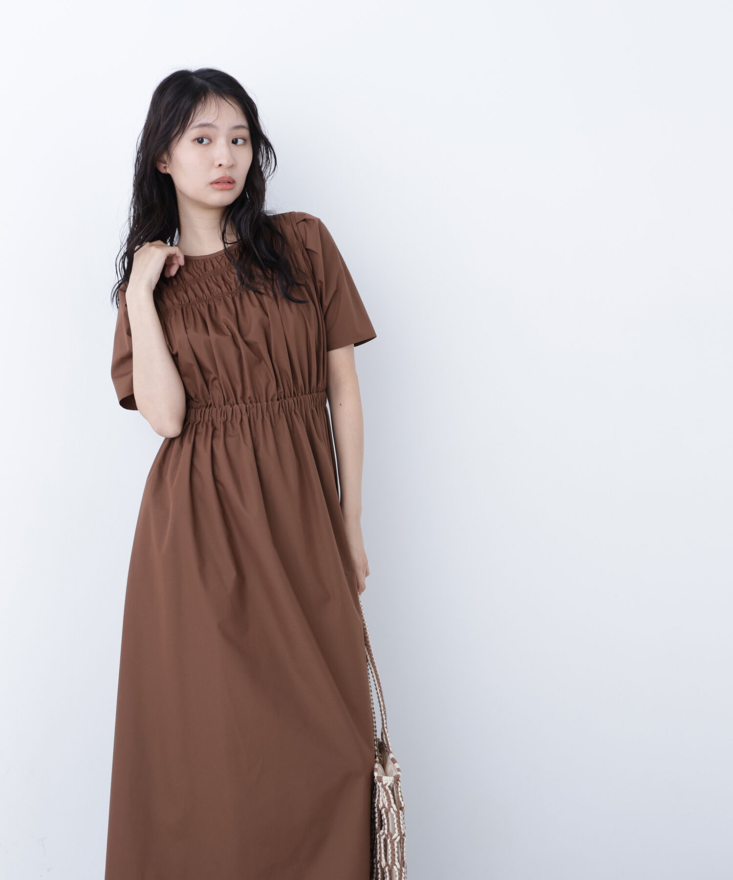  「〈N.〉ローンタックショルダーワンピース」|ワンピース|