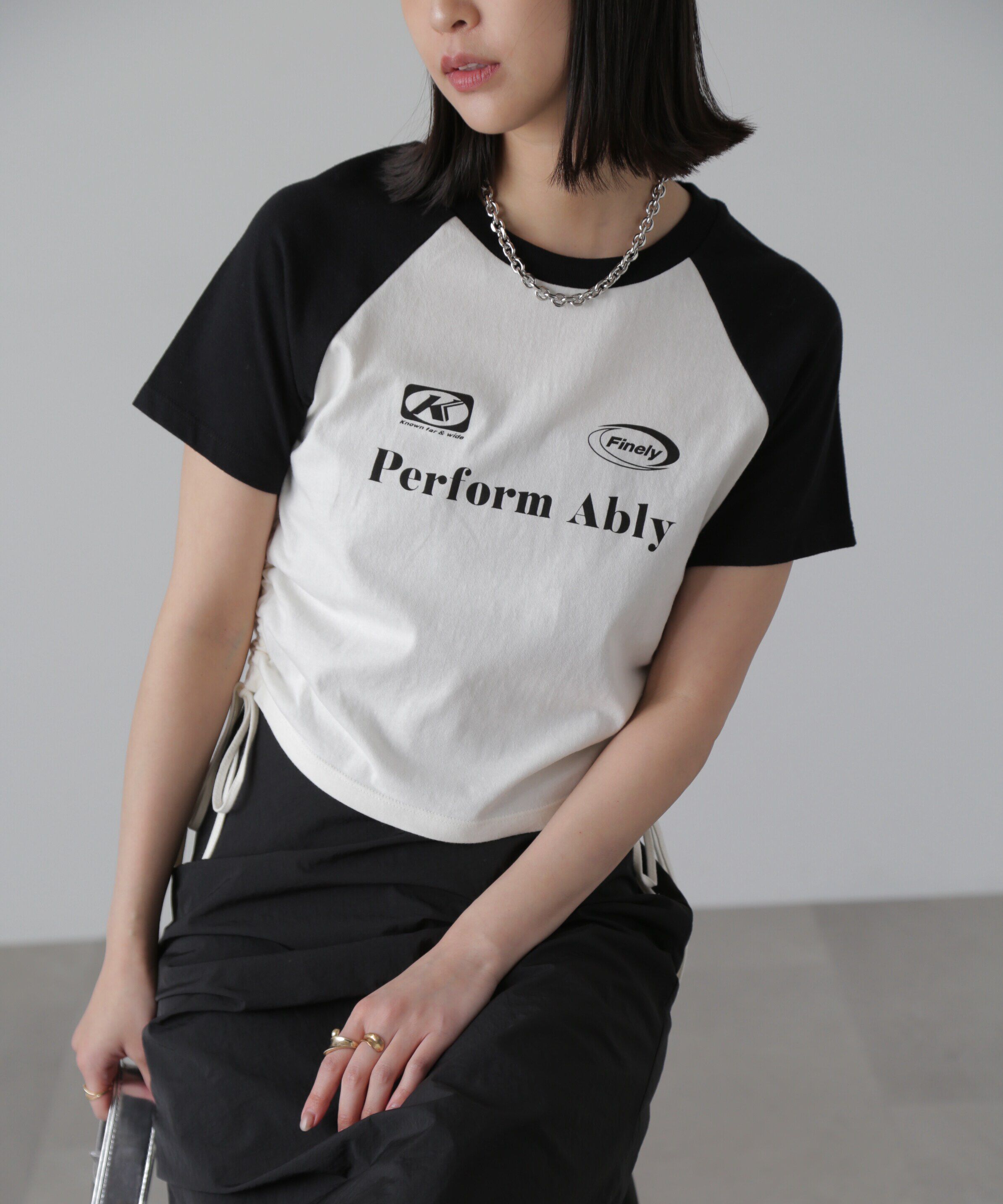  「ドロストラグランTシャツ」|Tシャツ・カットソー|オフ