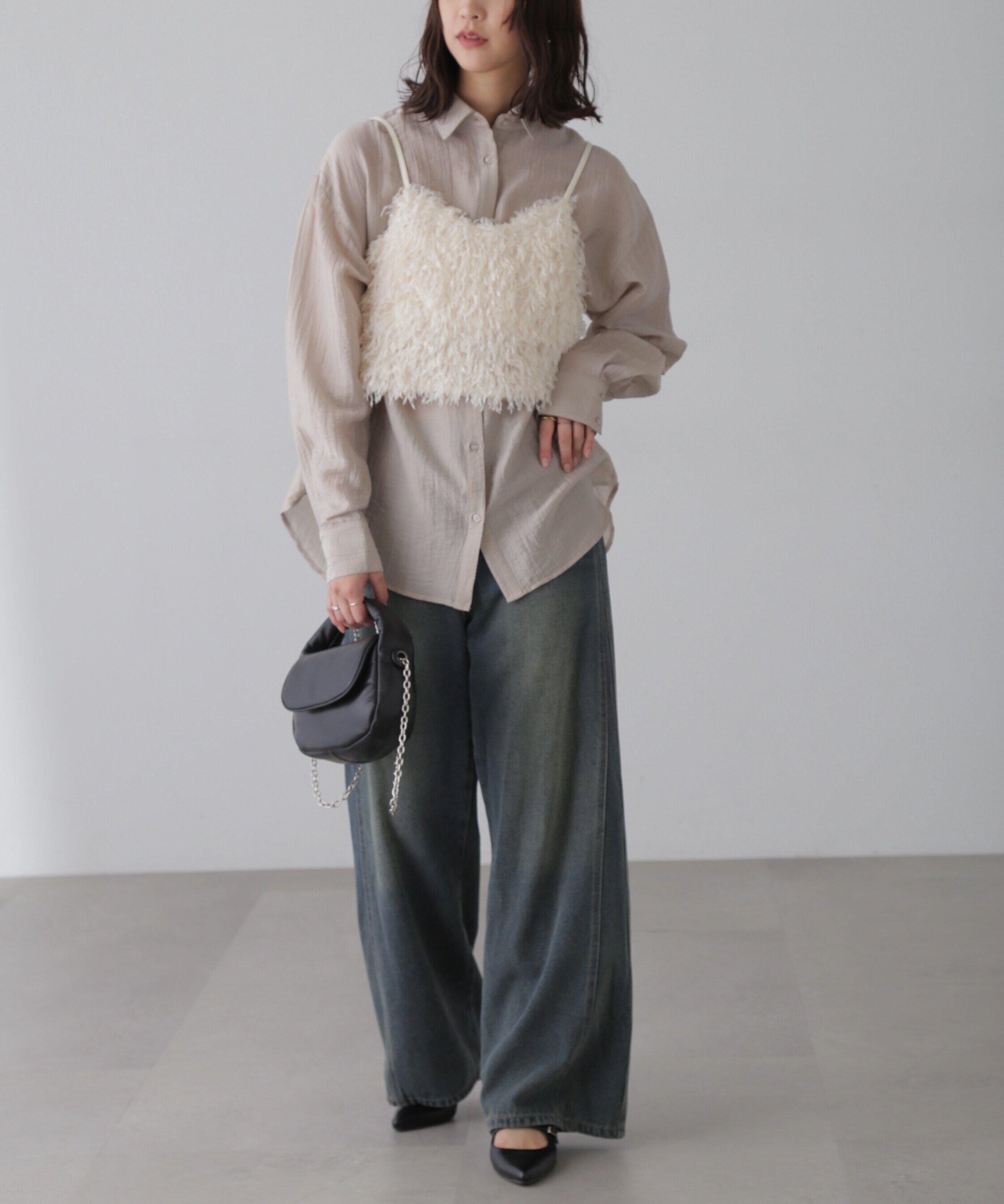  「ワッシャービッグシャツ」|シャツ・ブラウス|