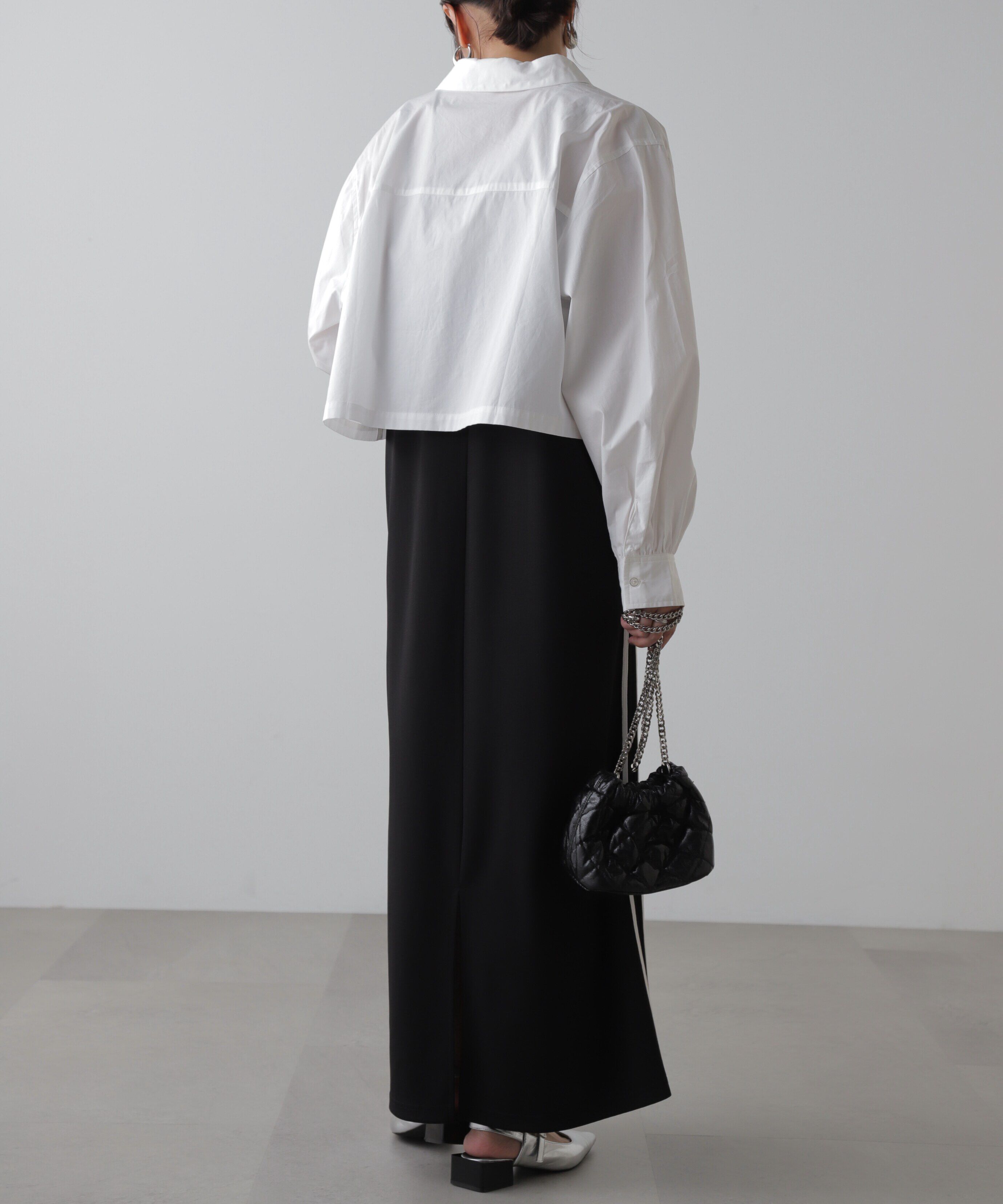  「ビッグポケットショート丈シャツ」|シャツ・ブラウス|