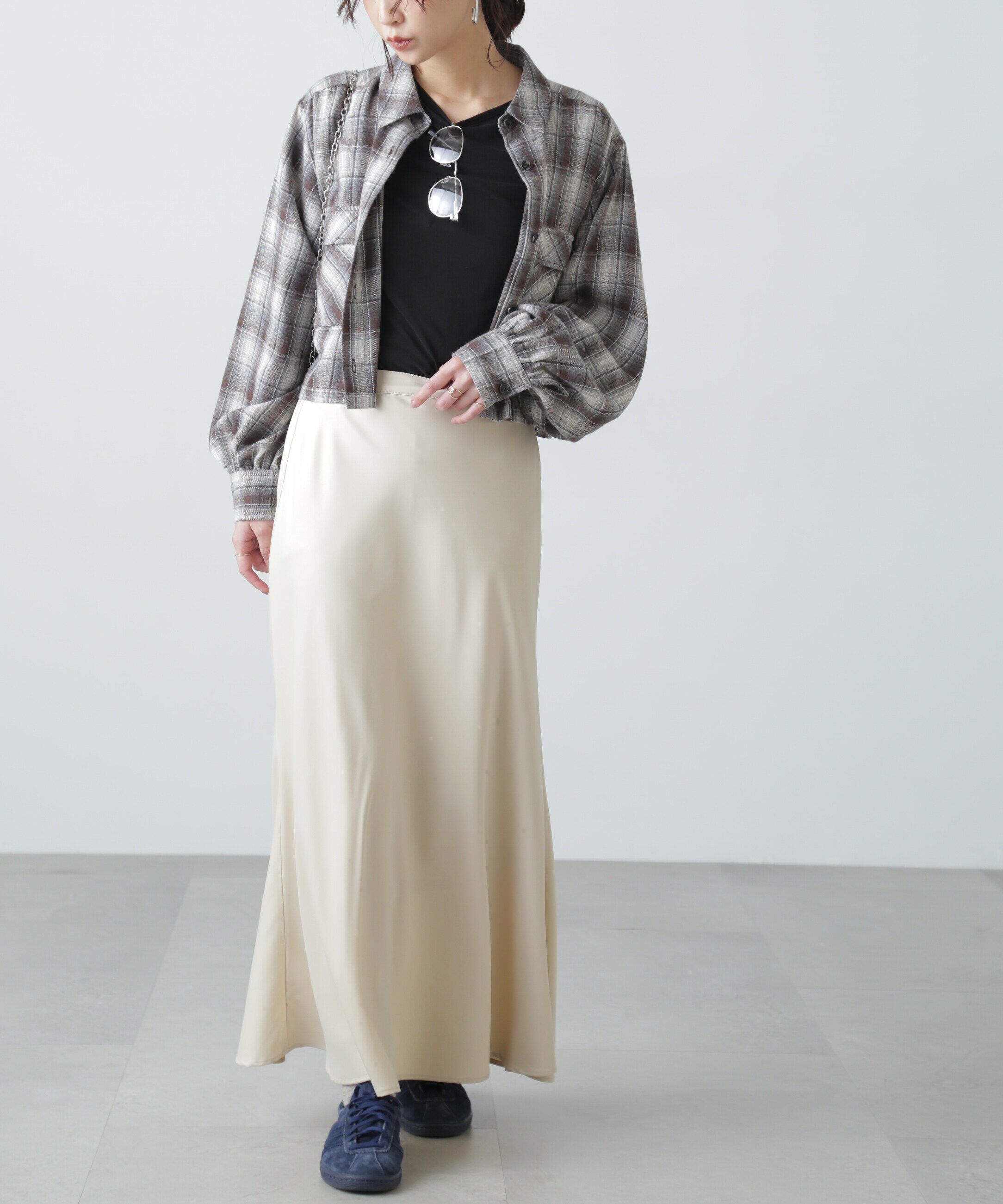  「ビッグポケットショート丈シャツ」|シャツ・ブラウス|