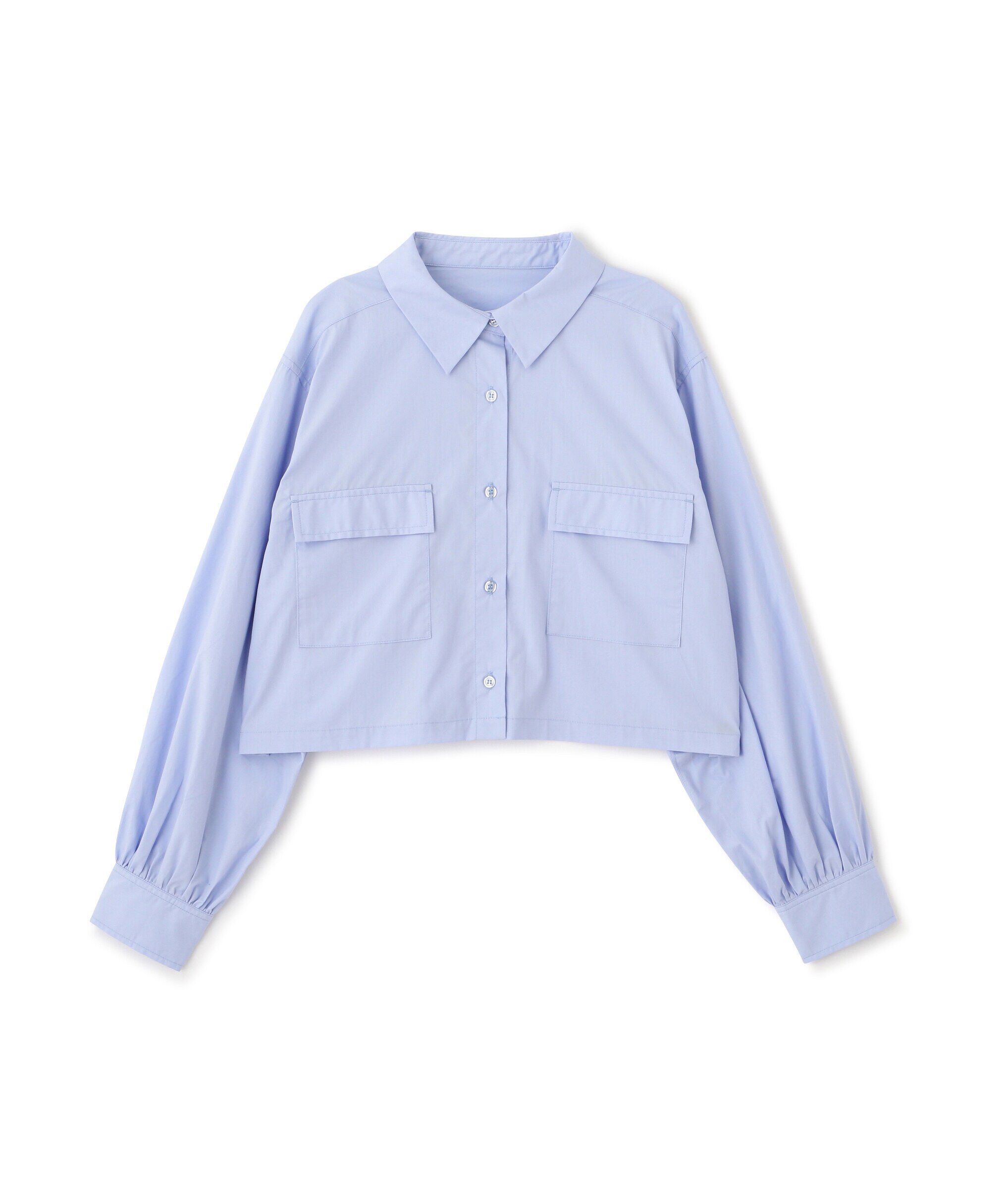  「ビッグポケットショート丈シャツ」|シャツ・ブラウス|