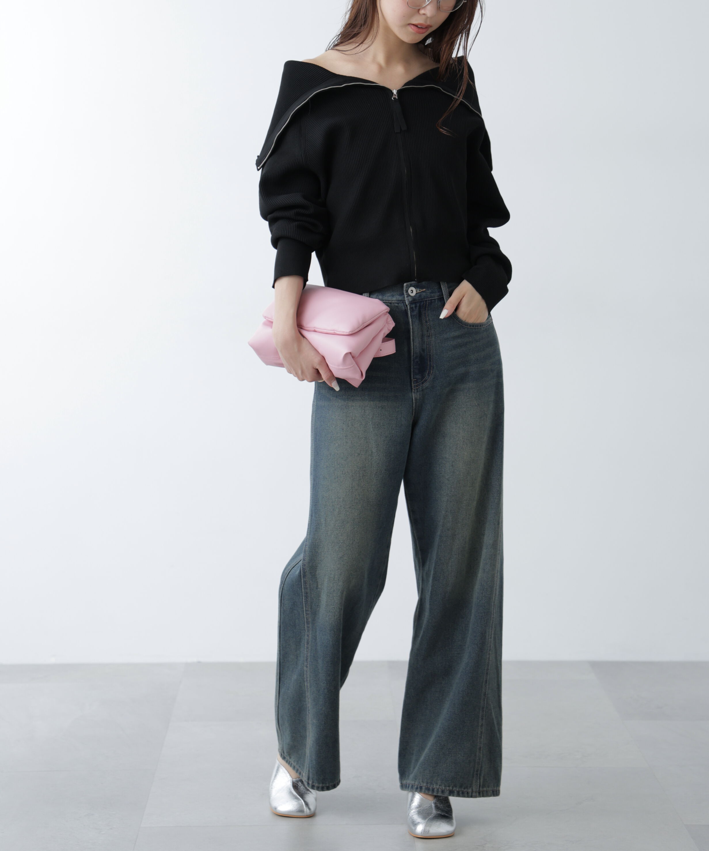  「セーラージップカーディガン」|ニット・セーター|