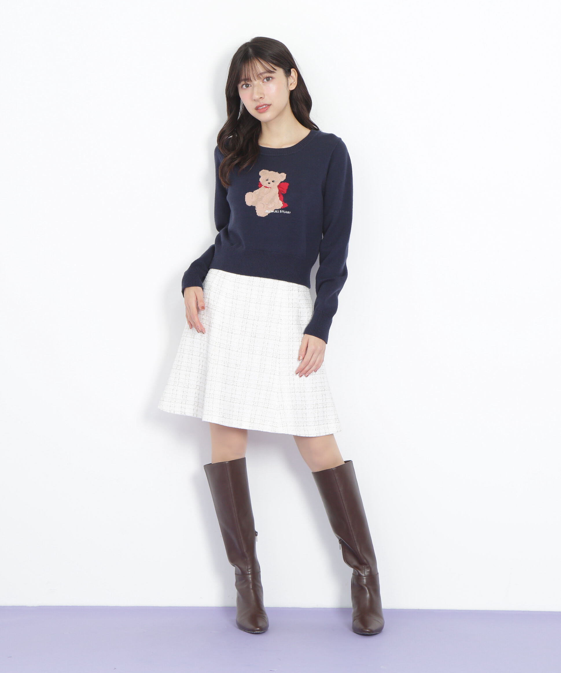  「ラメツィードミニスカート」|スカート|