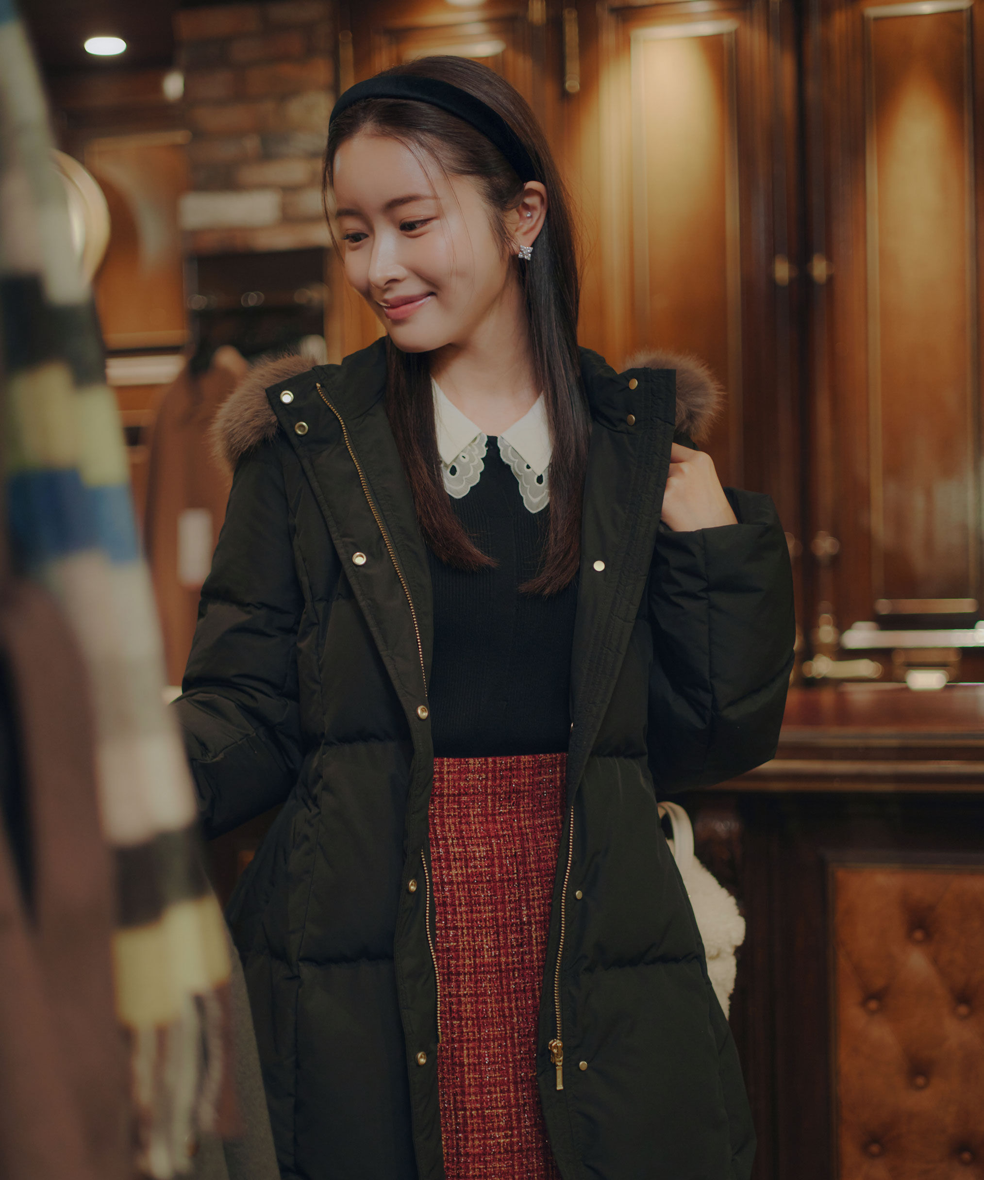  「ラメツィードミニスカート」|スカート|