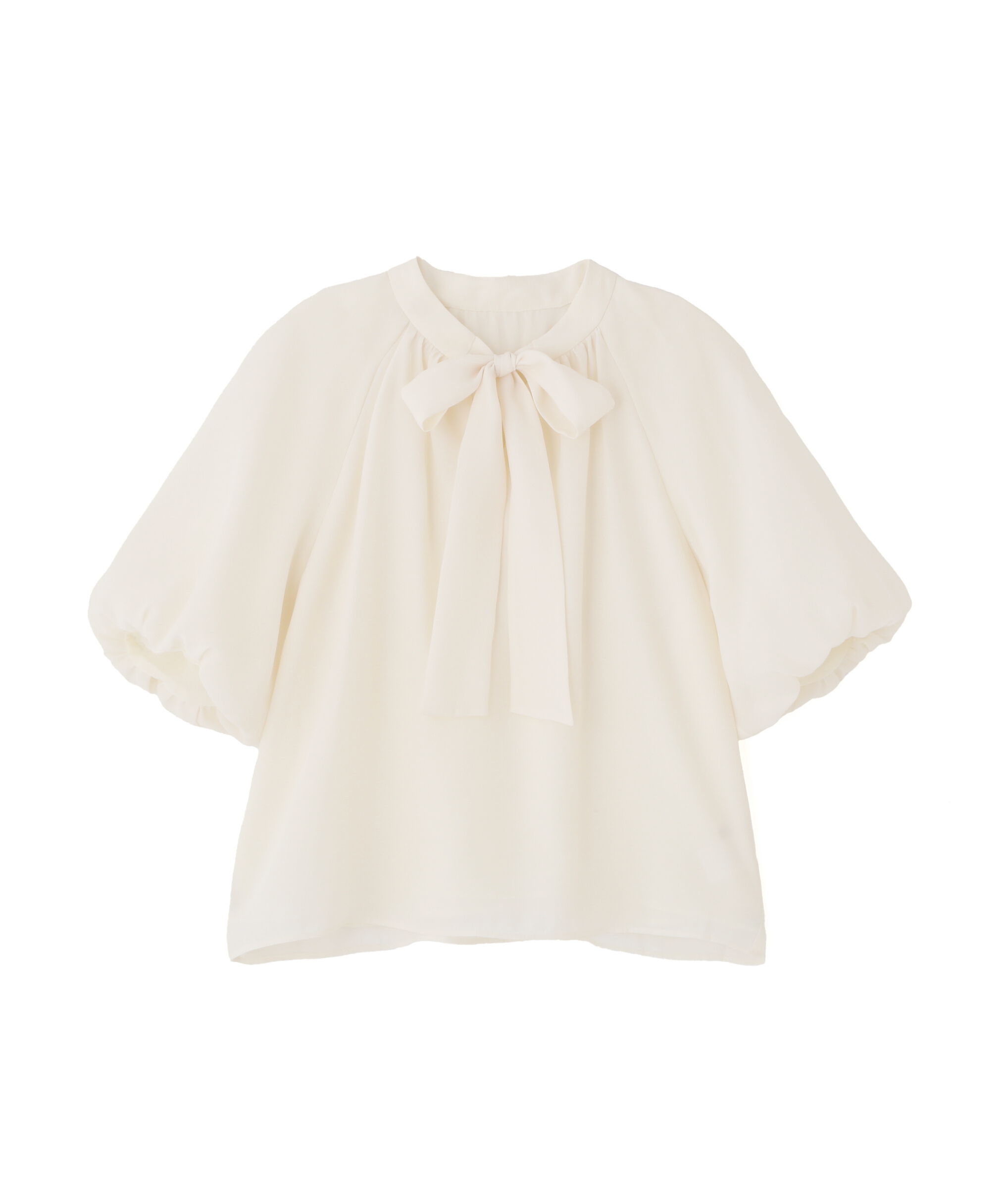 PROPORTION BODY DRESSING「バルーンスリーブリボンブラウス」|シャツ・ブラウス|