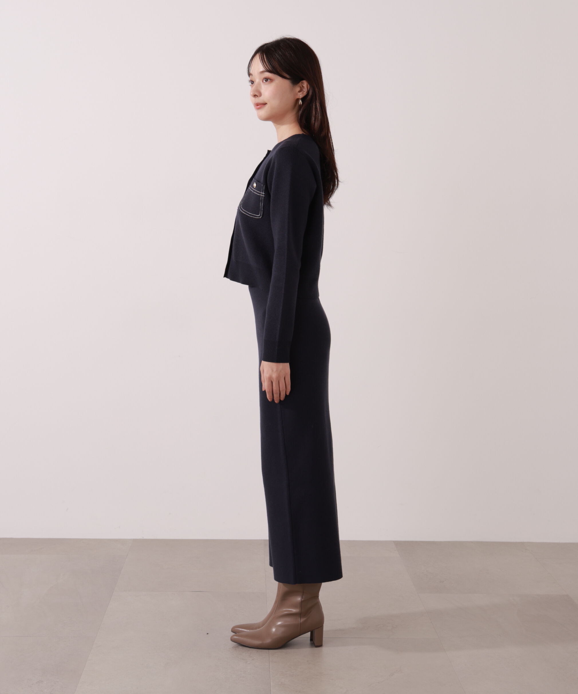 PROPORTION BODY DRESSING「ステッチニットSETUP 25AW」|ワンピース|