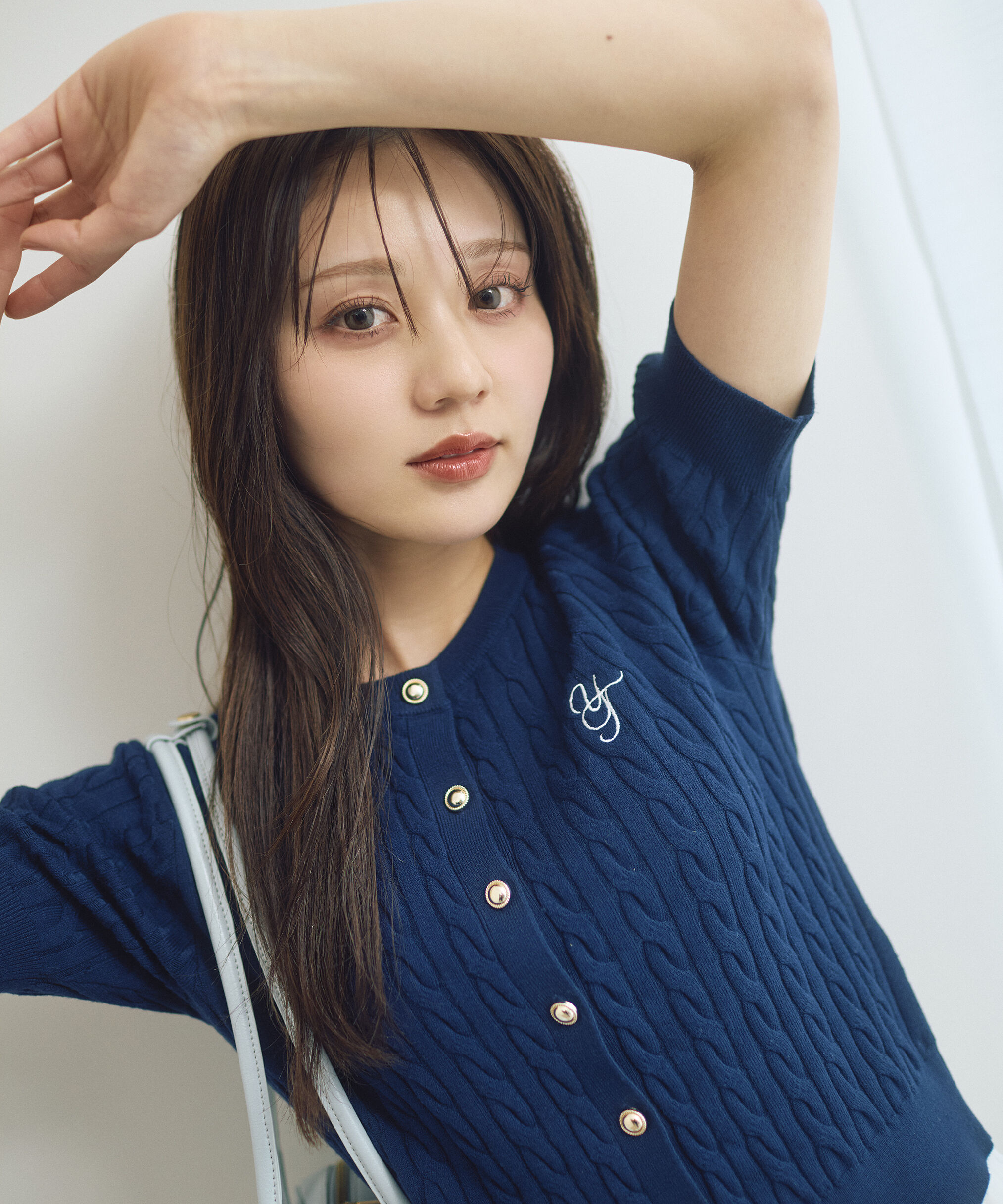 PROPORTION BODY DRESSING「＜山内ともなさんコラボ＞ケーブルカーディガン」|カーディガン|