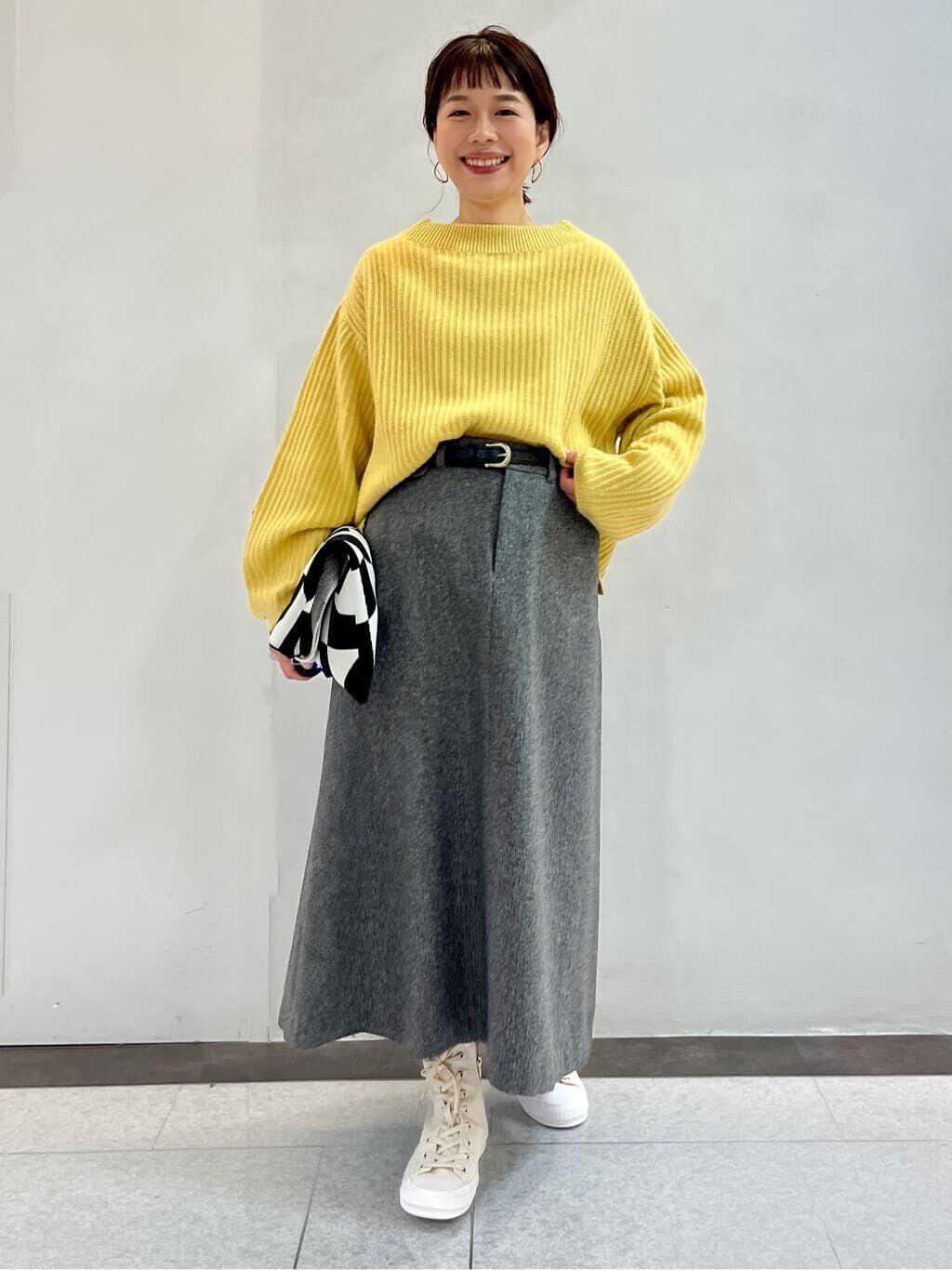  「◆ミドルゲージ地柄ニット」|ニット・セーター|