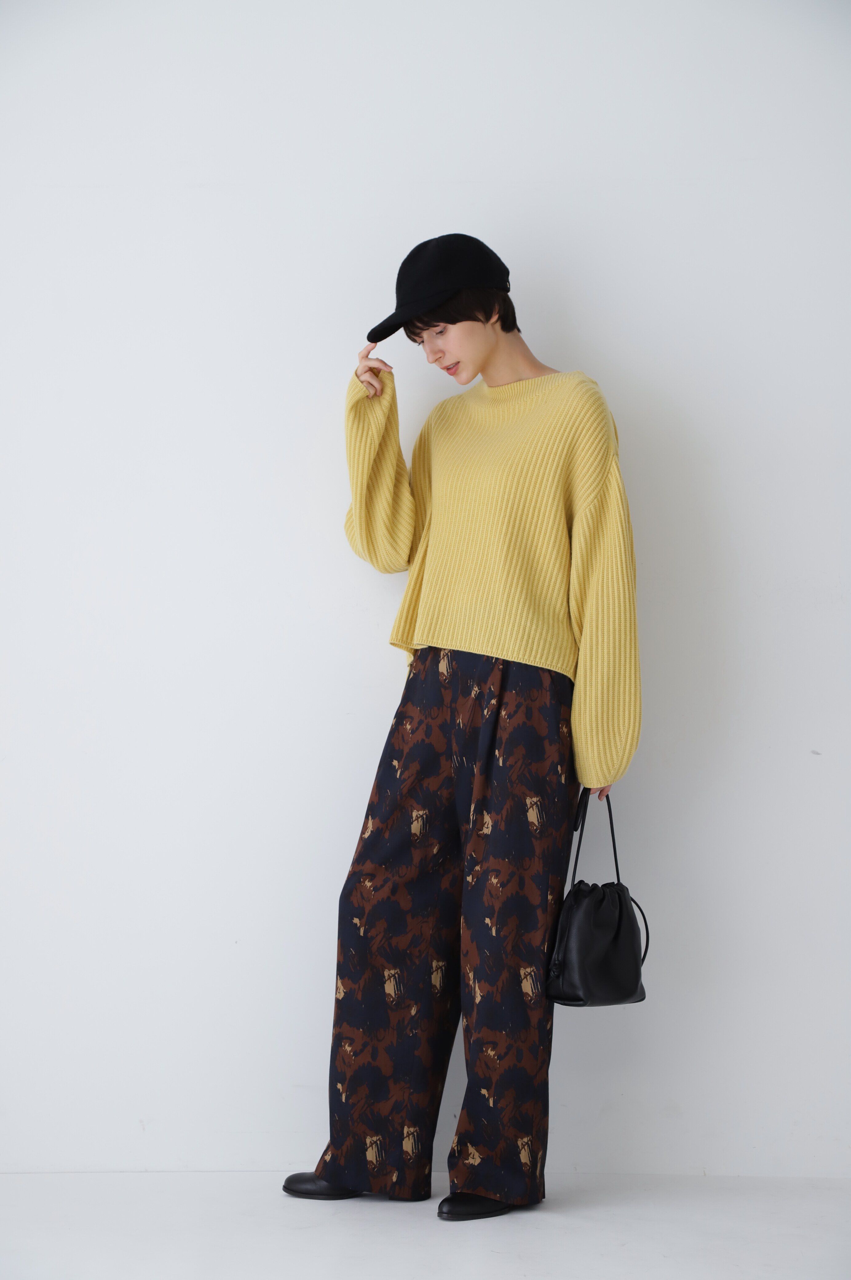  「◆ミドルゲージ地柄ニット」|ニット・セーター|