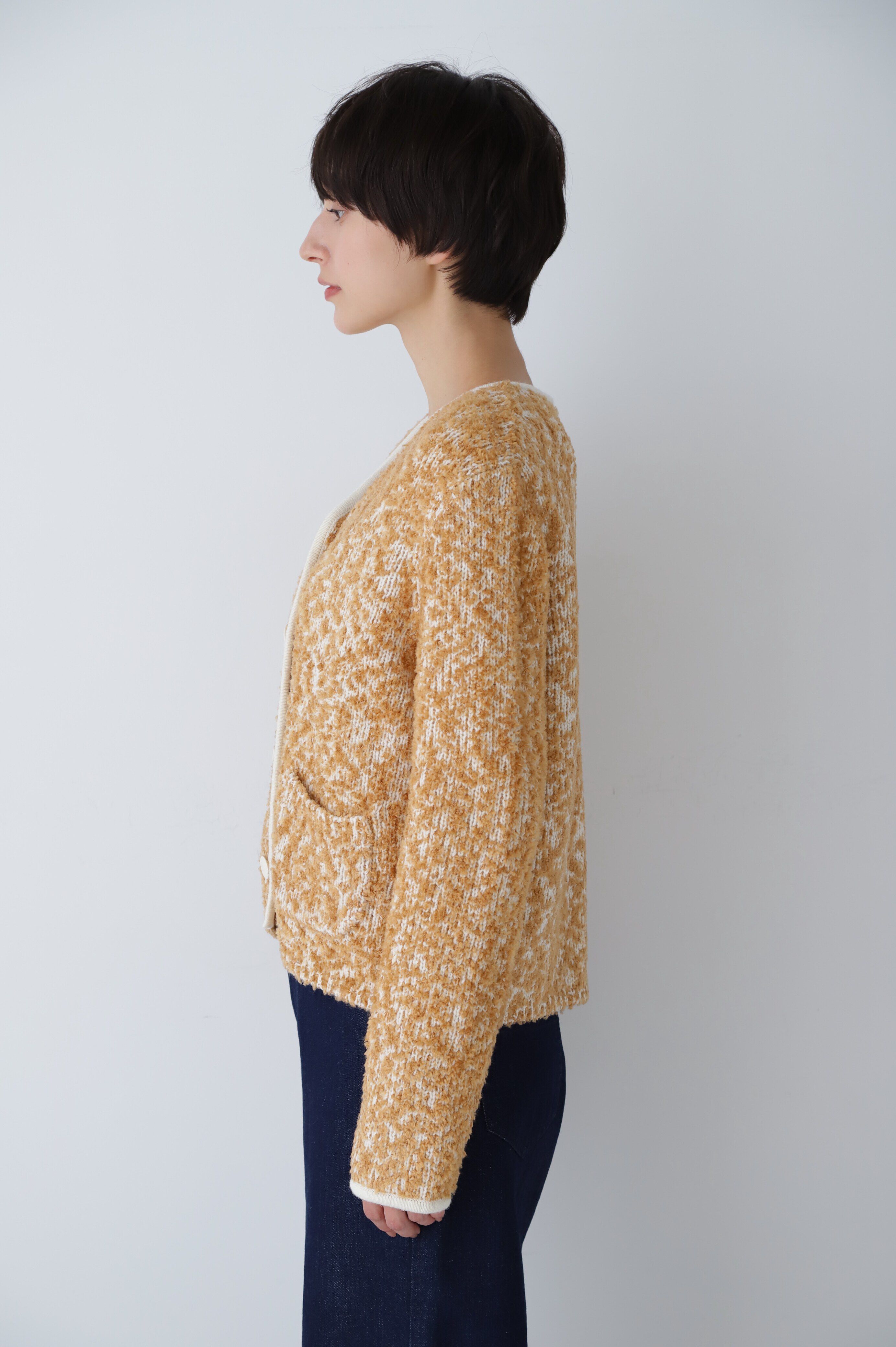  「◆フェザーミックスニットカーディガン」|ニット・セーター|