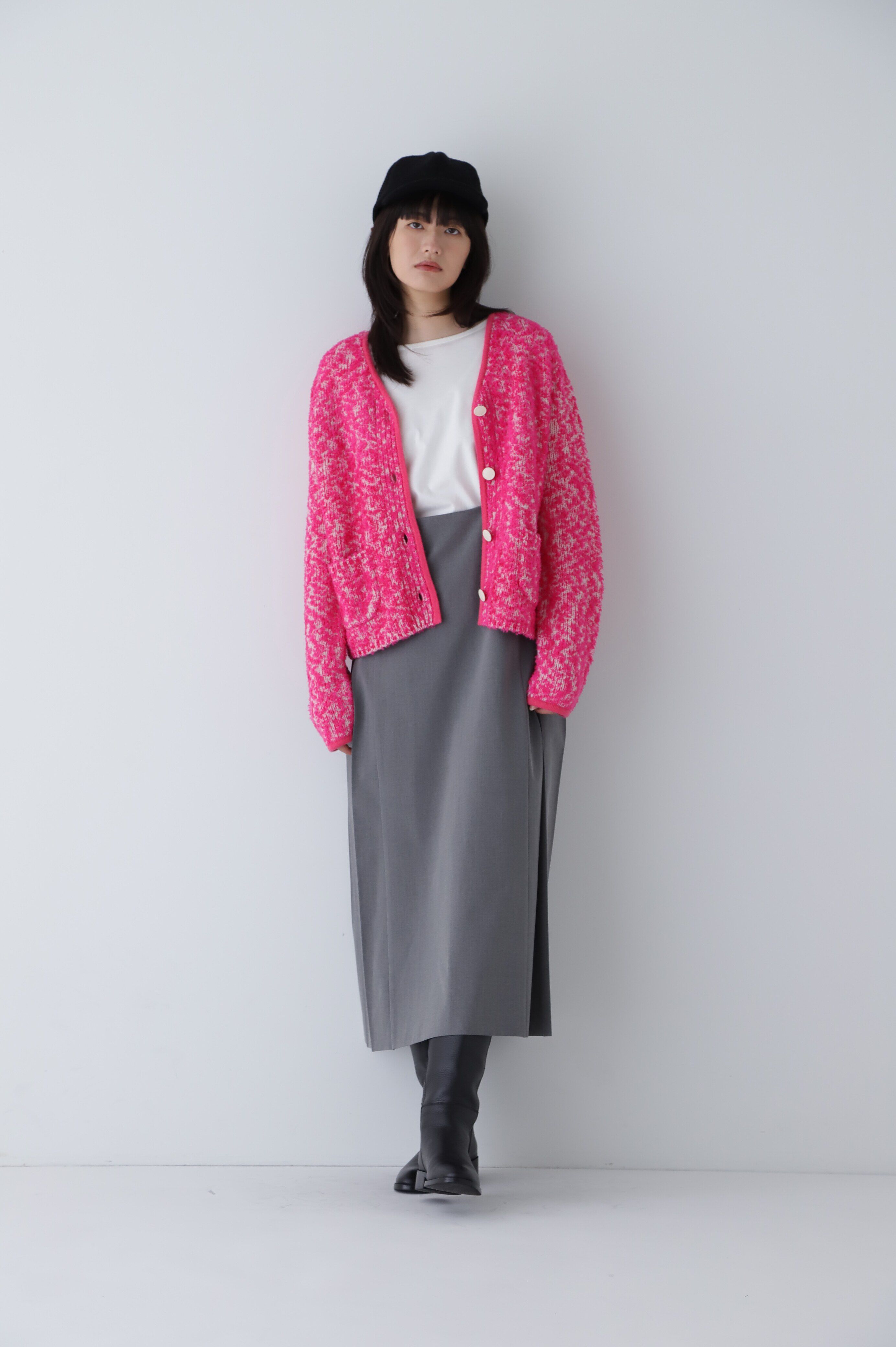  「◆フェザーミックスニットカーディガン」|ニット・セーター|