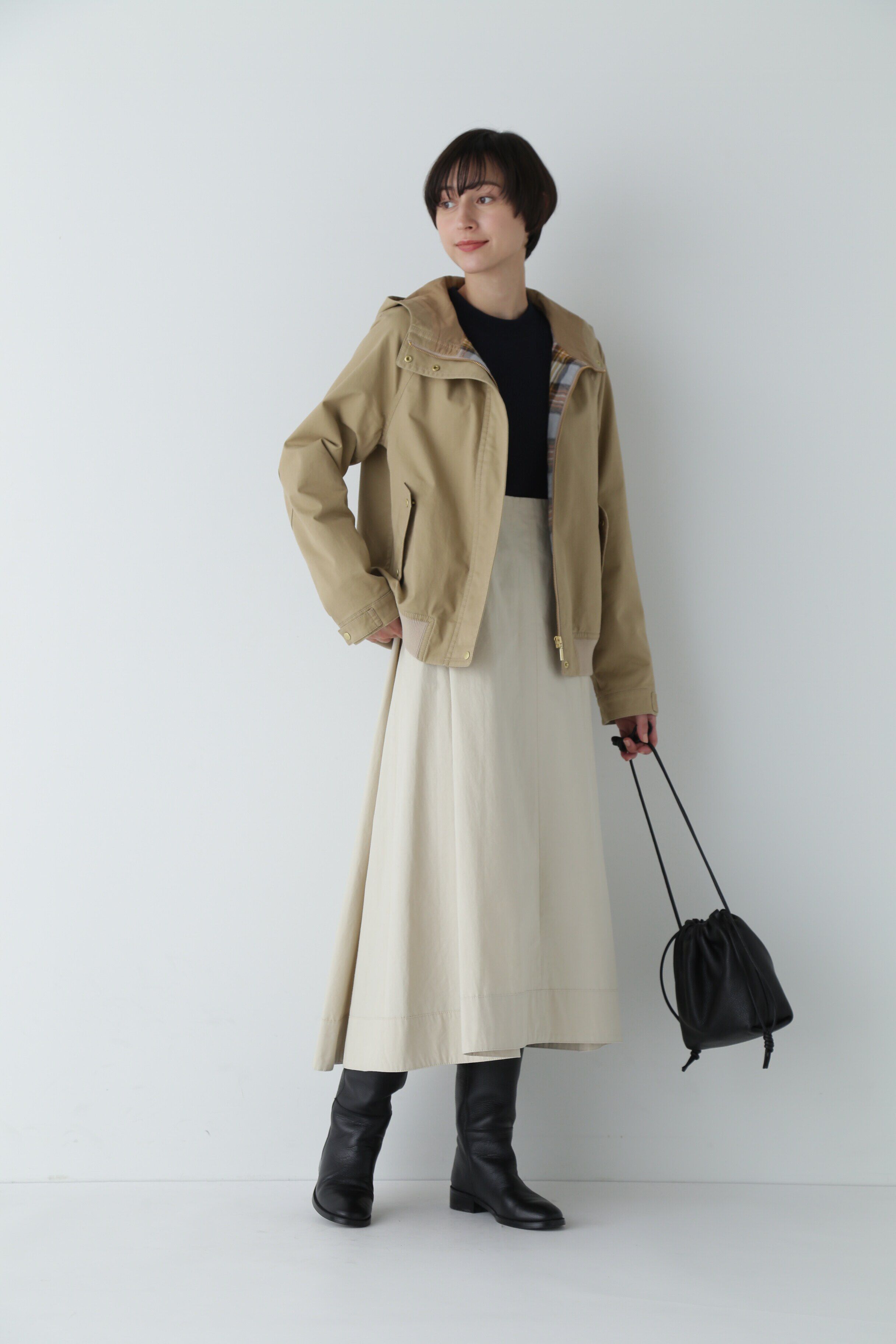  「コットンウェザーワッシャーワンピース」|ワンピース|