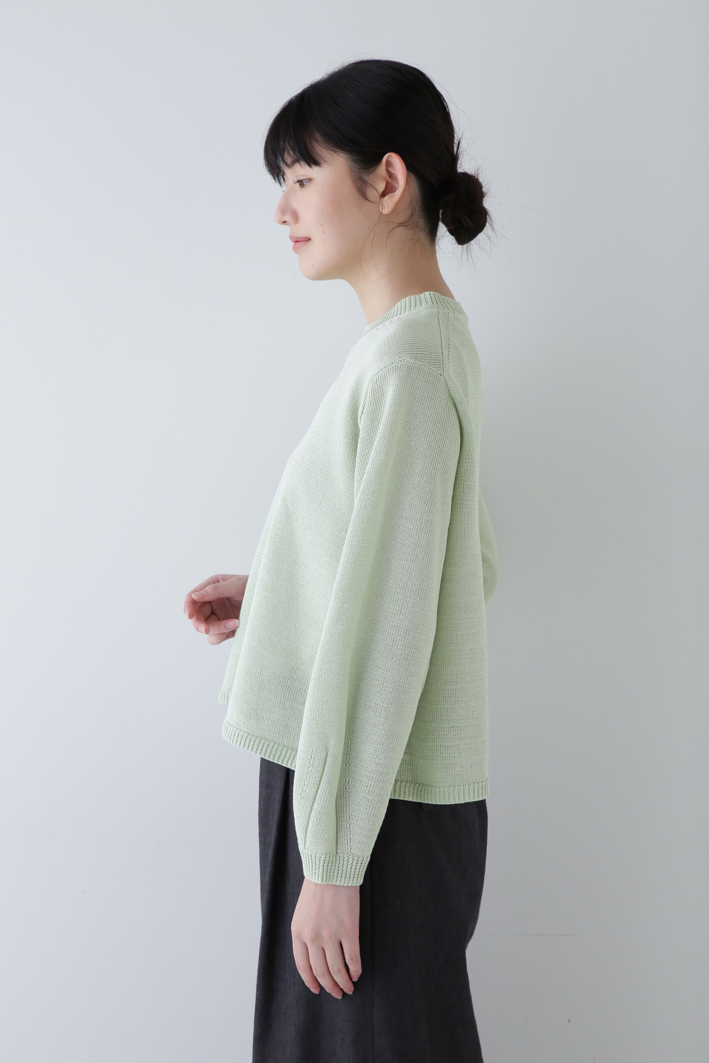  「◆ミドルゲージギマプルオーバー」|ニット・セーター|