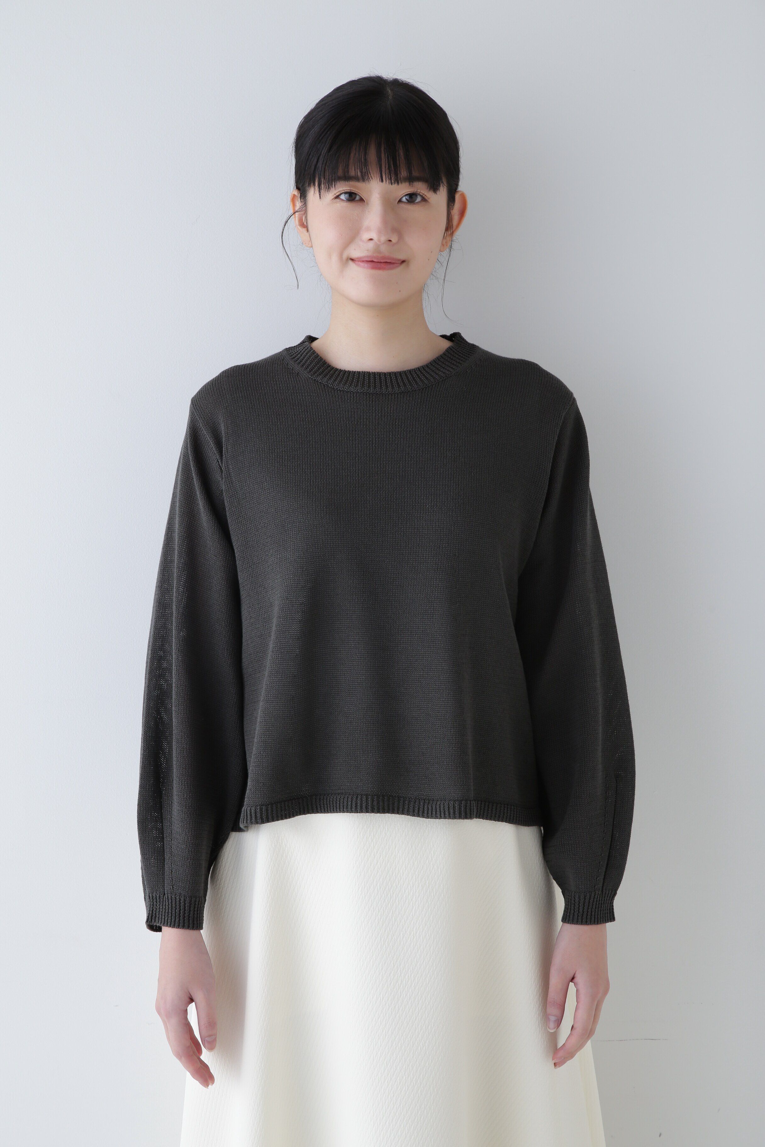  「◆ミドルゲージギマプルオーバー」|ニット・セーター|