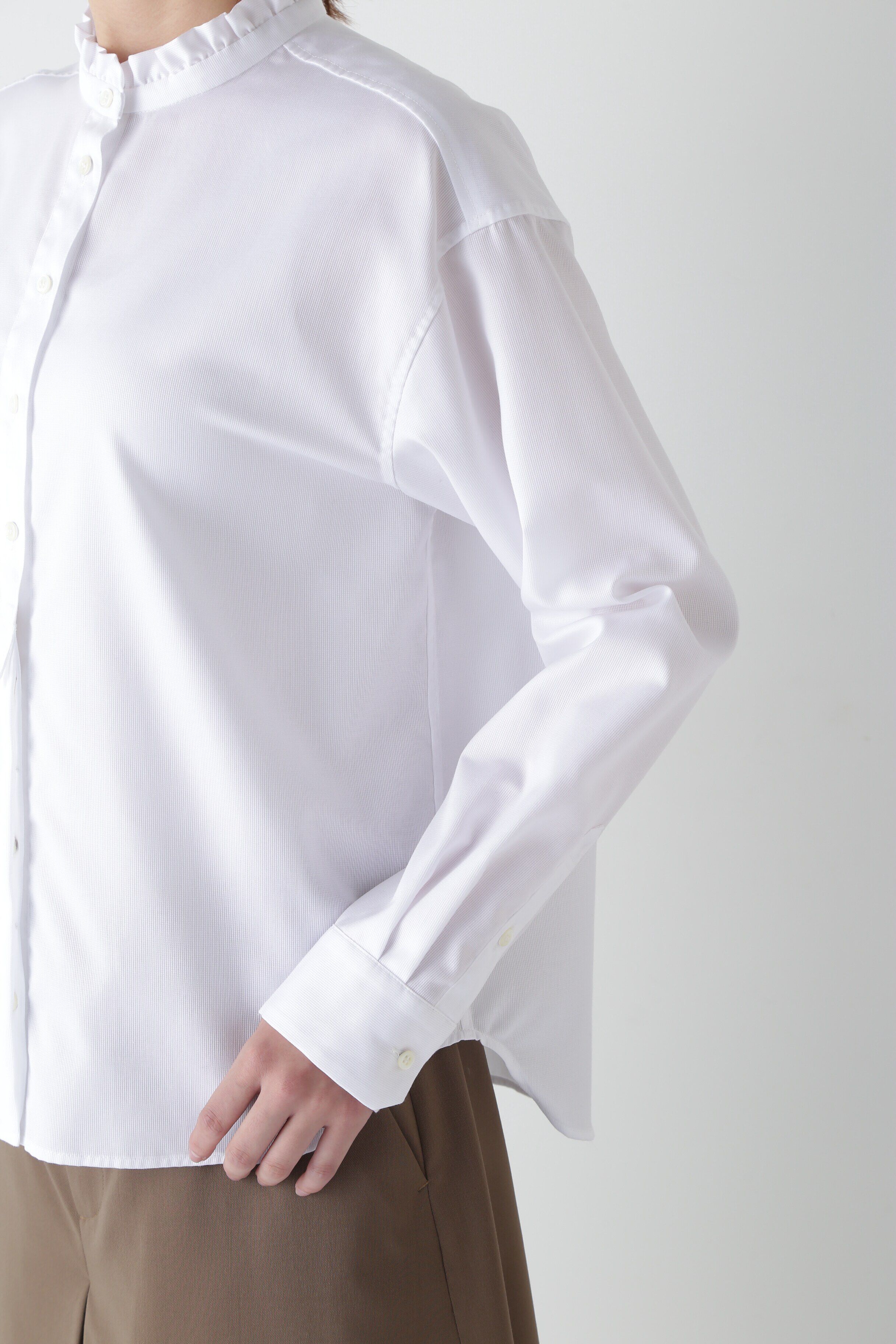  「◆スタンドフリルブラウス」|シャツ・ブラウス|