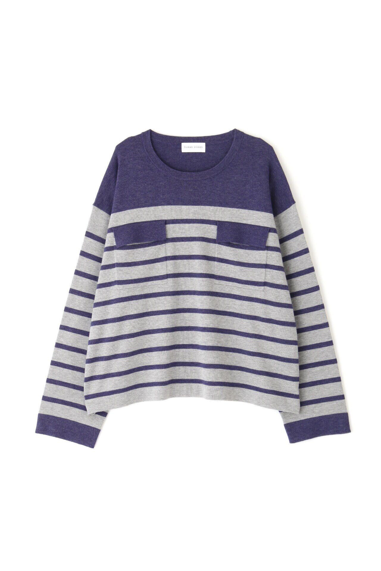  「◆【ウォッシャブル】梳毛ボーダープルオーバー」|ニット・セーター|