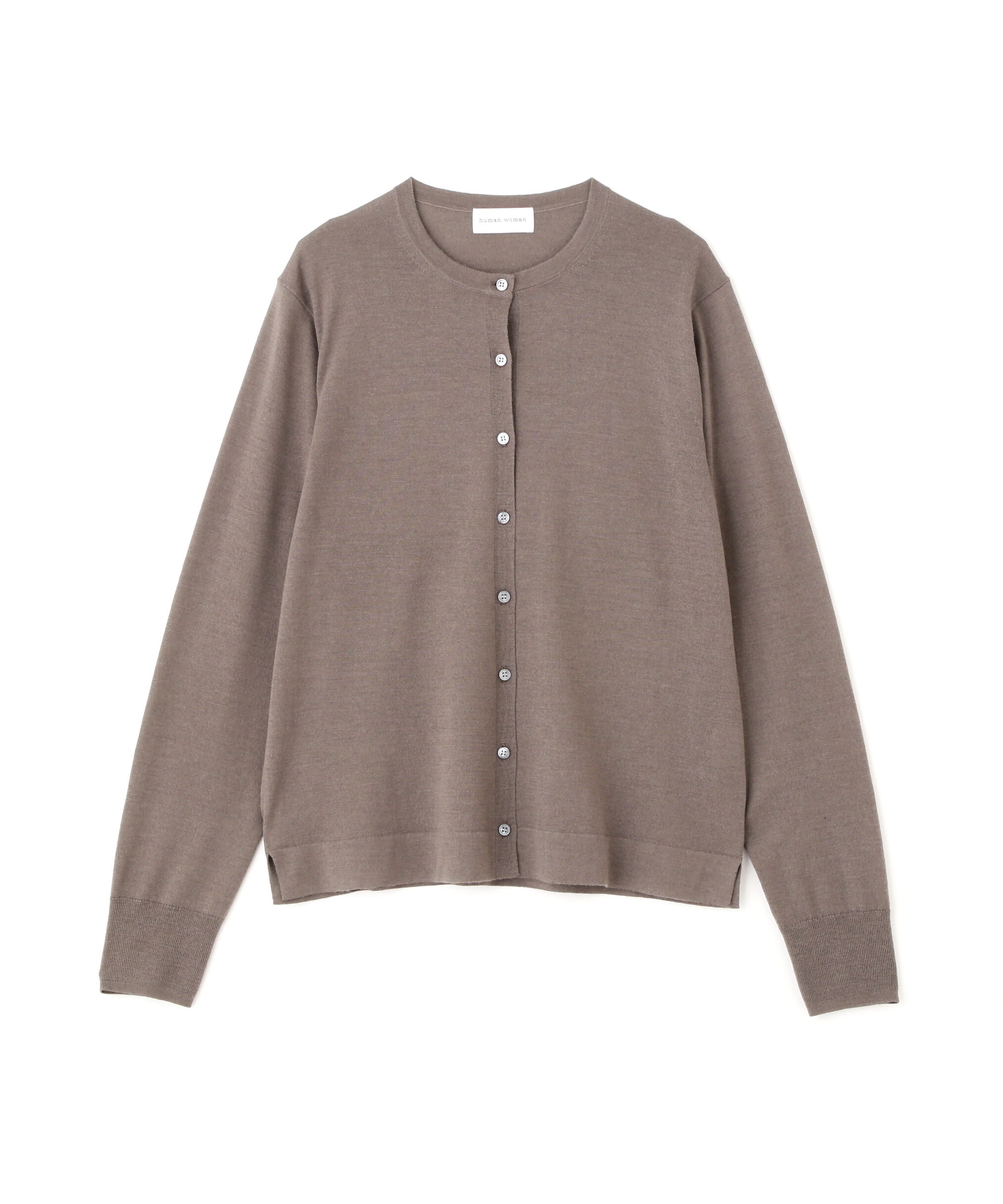  「◆ハイツイストウールクルーネックカーディガン」|ニット・セーター|