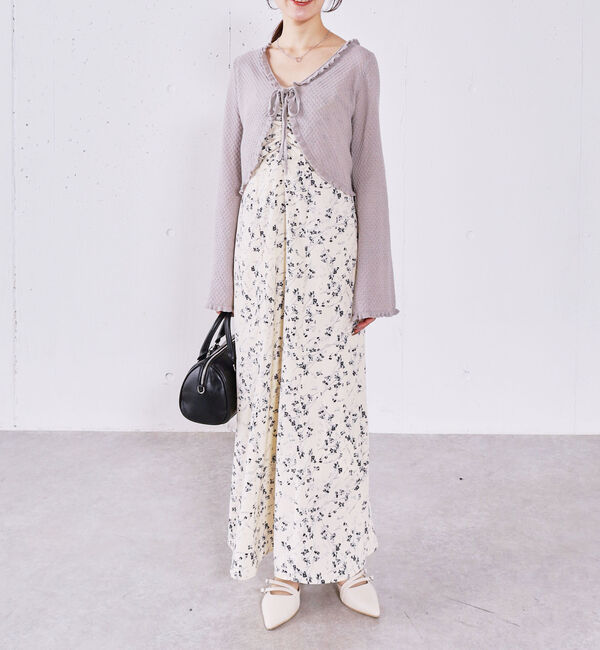 archives「ハニカムフリルニットカーディガン&times;花柄マーメイドキャミｏｐＳＥＴ」|ワンピース|