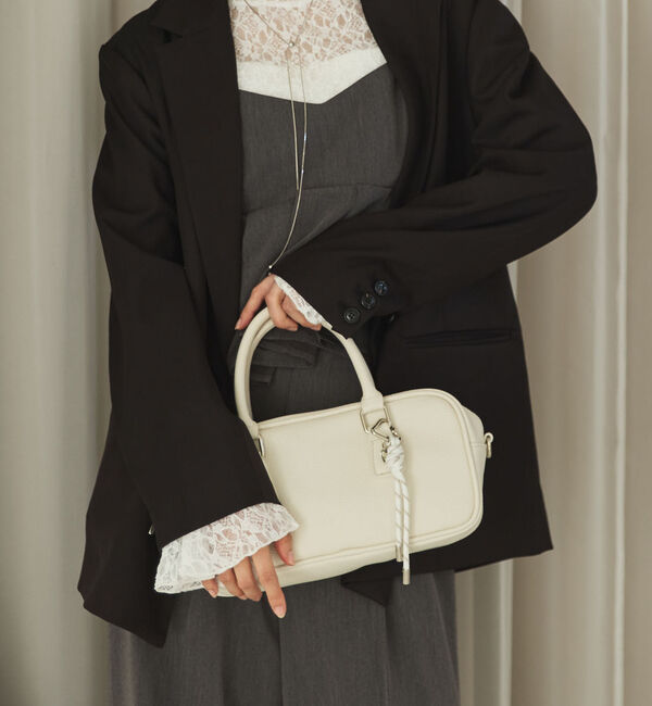 archives「チャーム付きスクエアボストンバッグ」|その他|